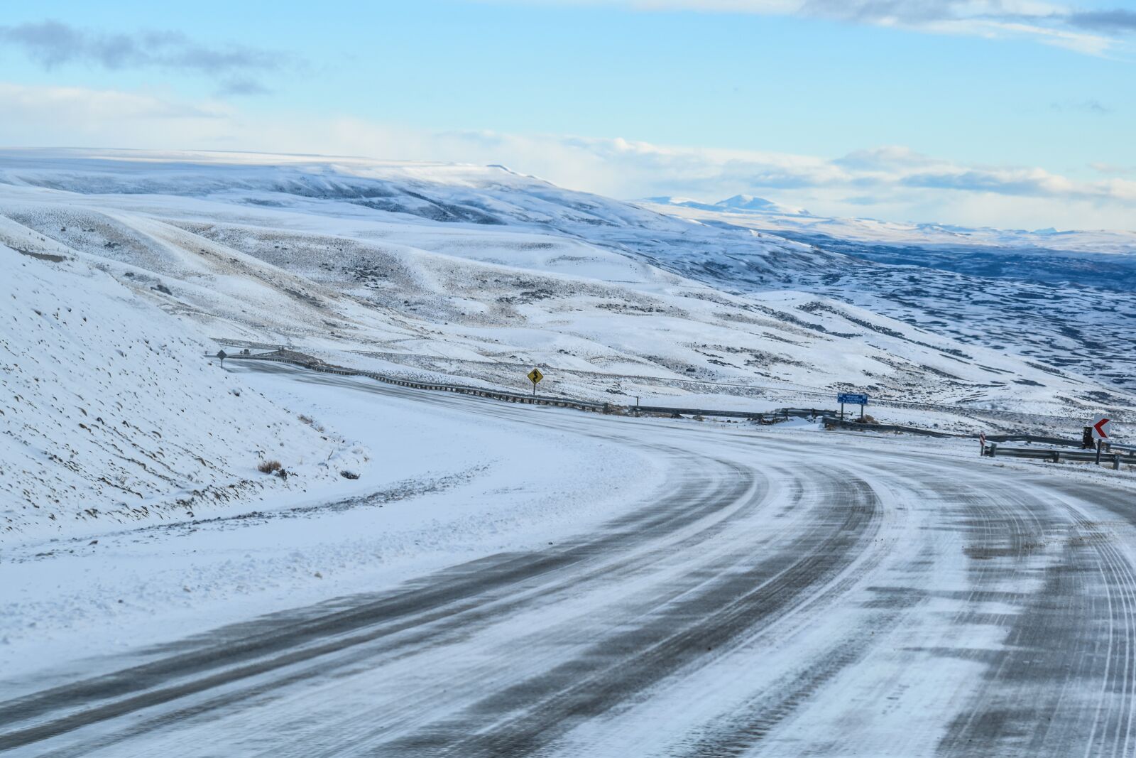 Nikon D5500 sample photo. Path, ice, road photography