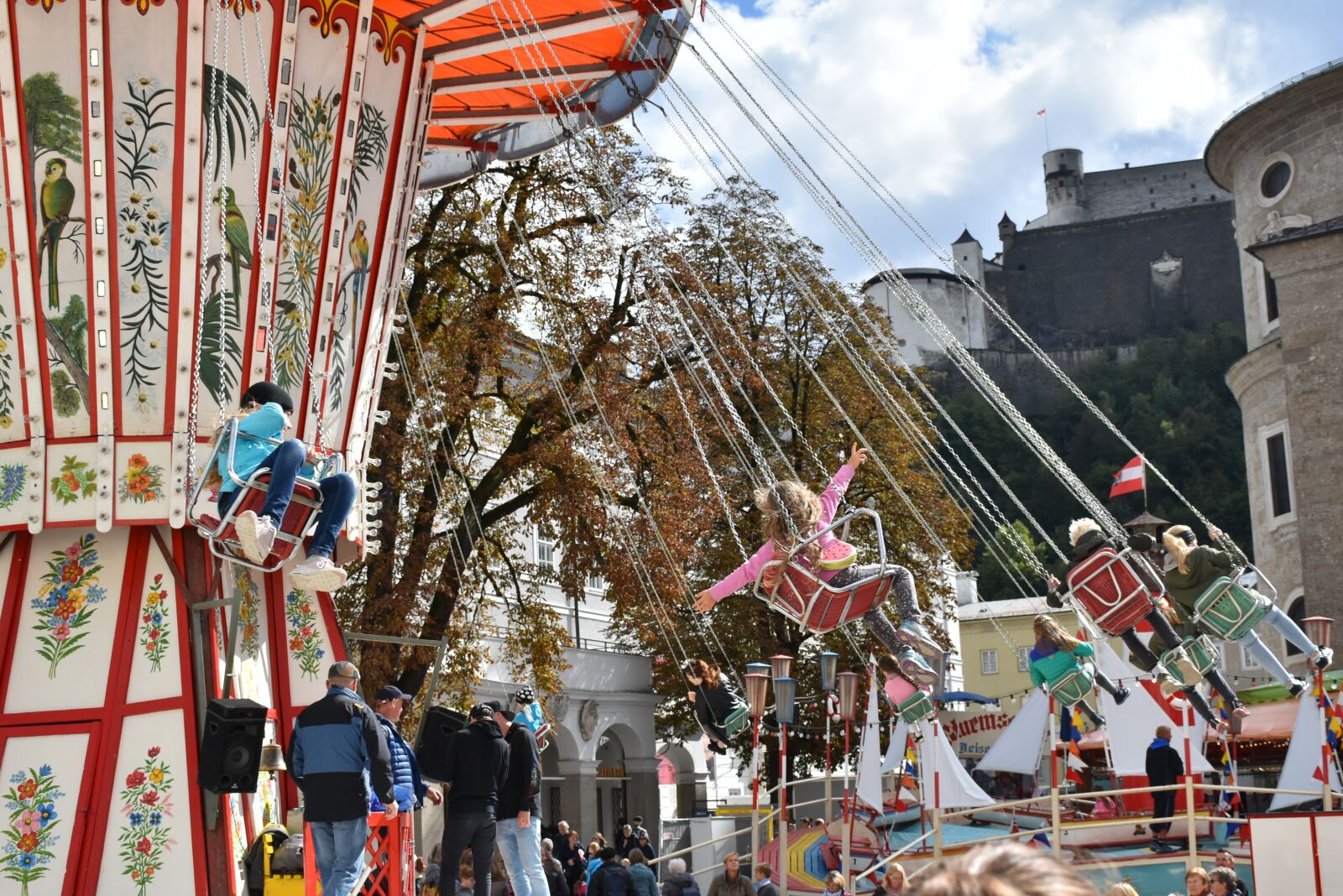 Nikon D5600 sample photo. Carousel, funfair, fun photography