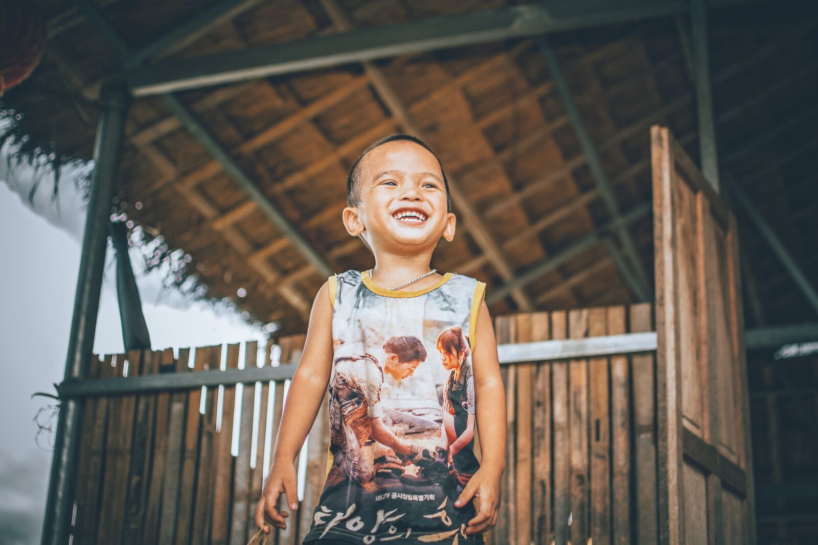 Nikon D7100 sample photo. Native, child, vietnam photography