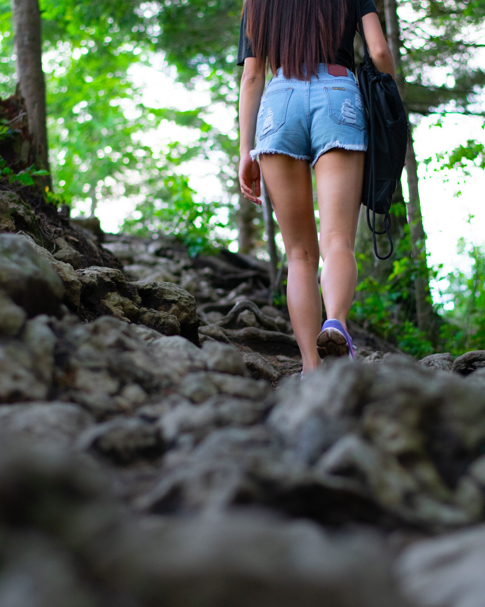 Nikon D3400 sample photo. Trees, hiking, path photography