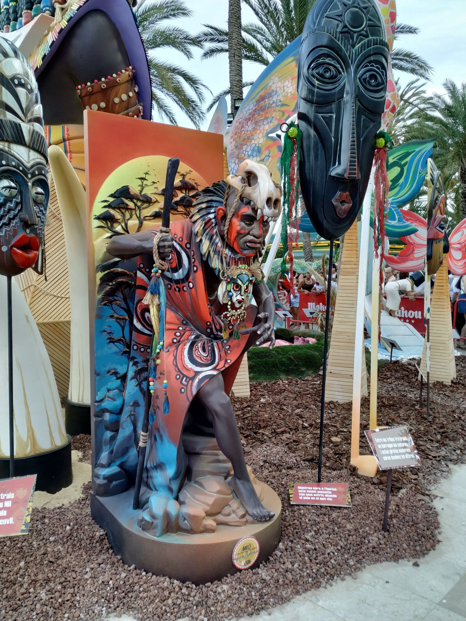 Xiaomi Mi A2 sample photo. Fiesta de hogueras, alicante photography