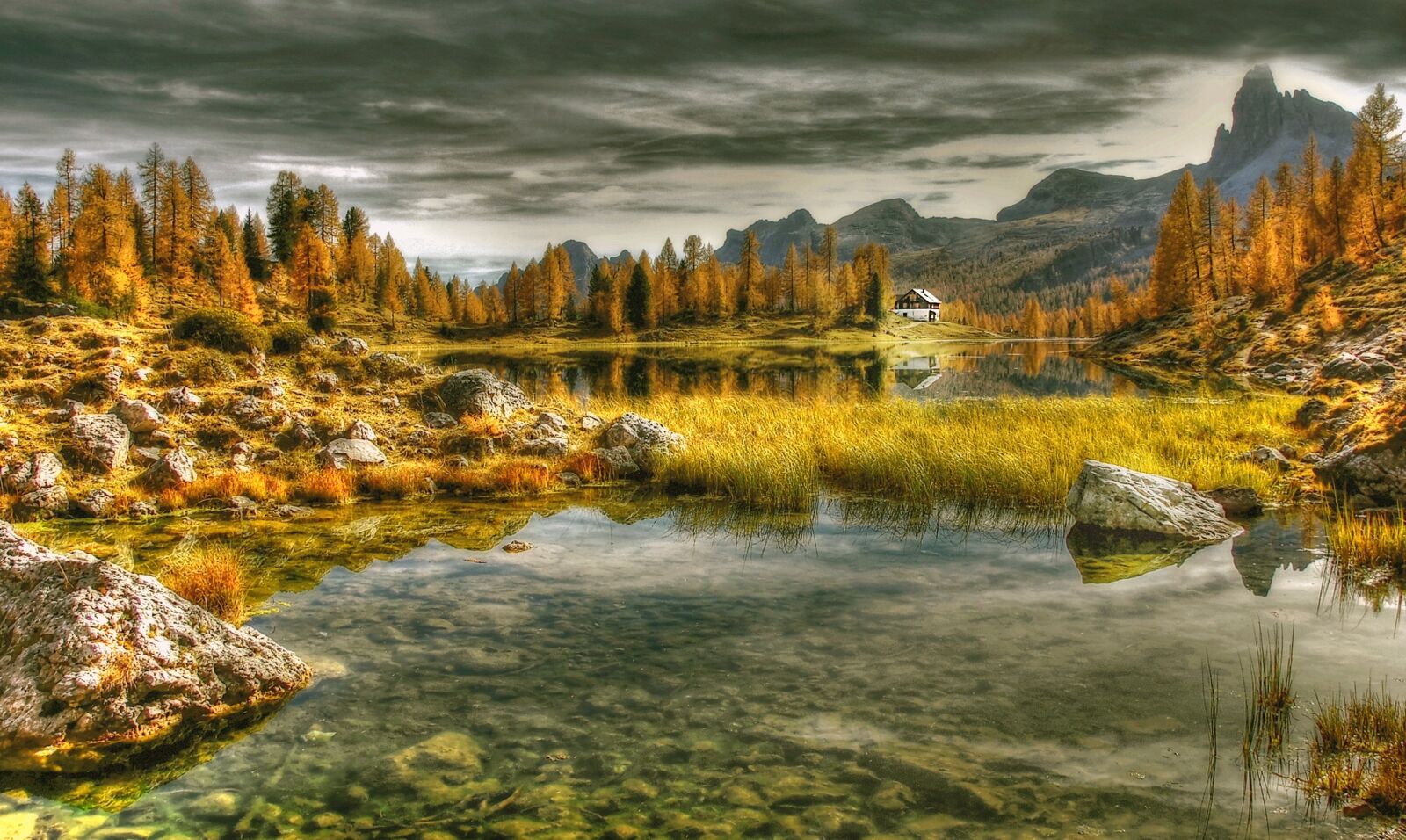 Nikon D40 sample photo. Dolomites, lago federa, alpine photography