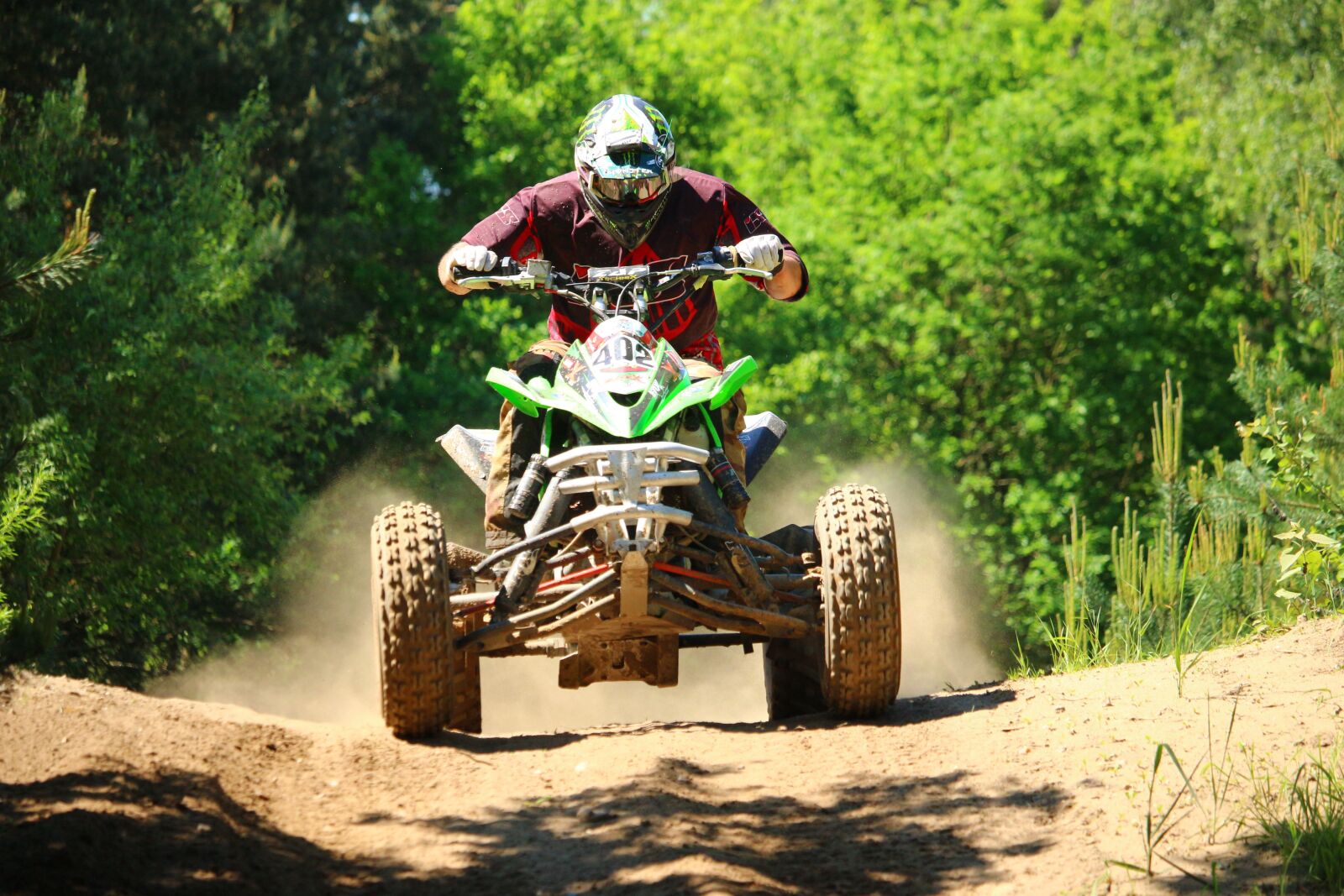 Canon EOS 100D (EOS Rebel SL1 / EOS Kiss X7) sample photo. Quad, atv, motocross photography