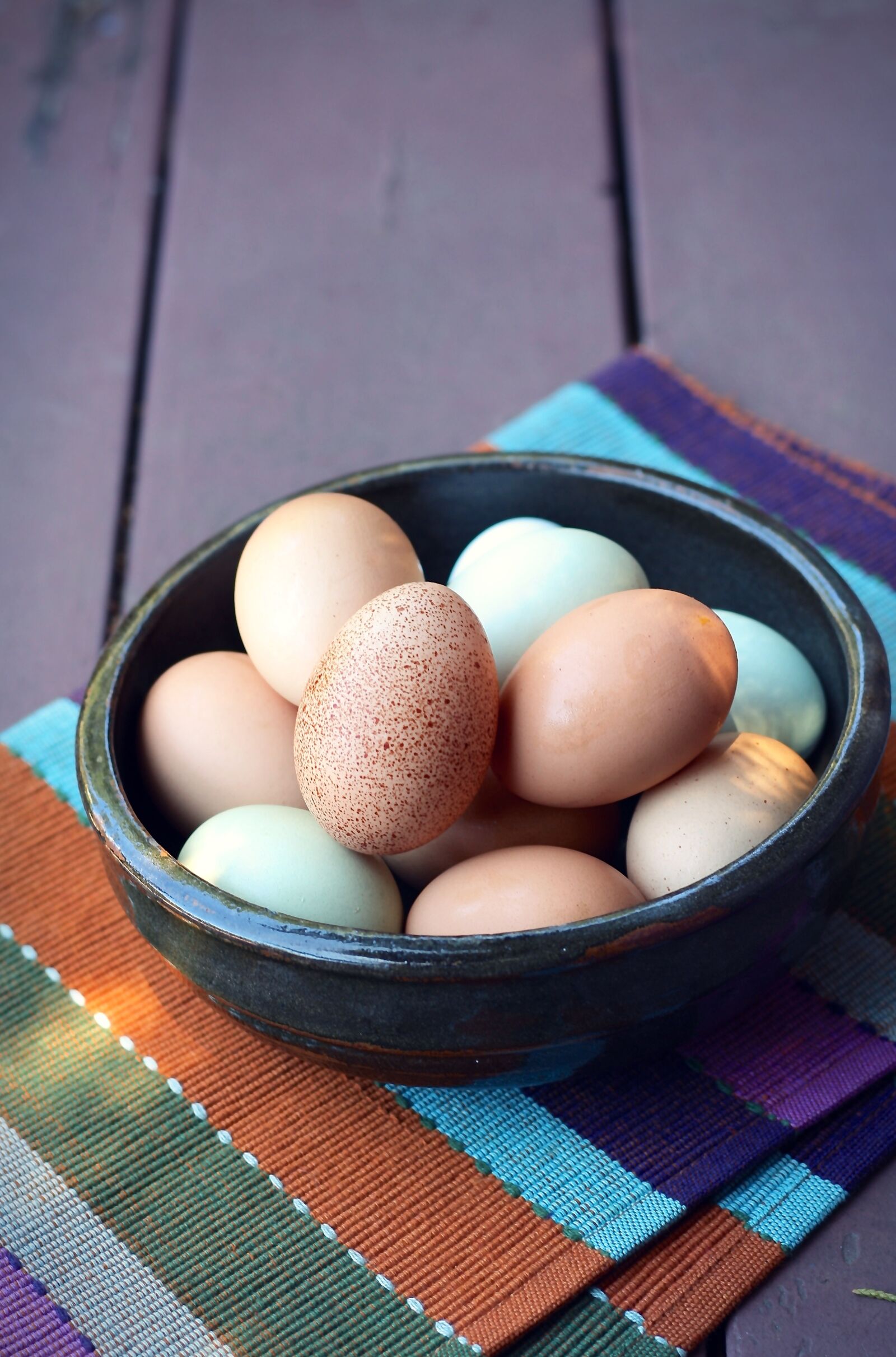 Canon EOS 1000D (EOS Digital Rebel XS / EOS Kiss F) sample photo. Eggs, cage-free, farm photography
