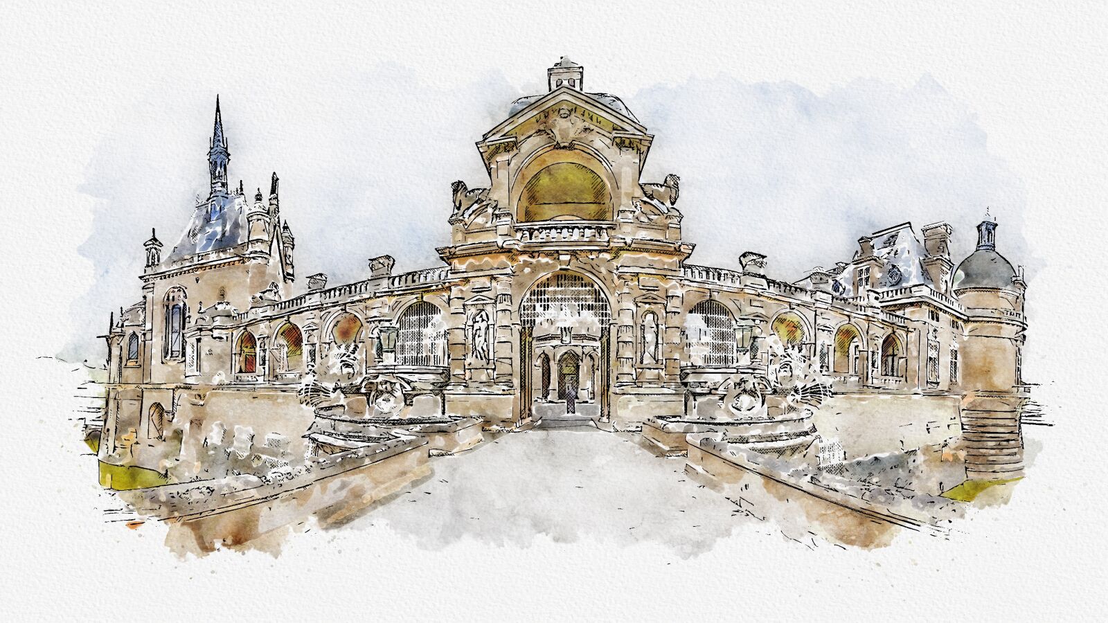 Nikon D300S sample photo. Chateau, chantilly, france photography