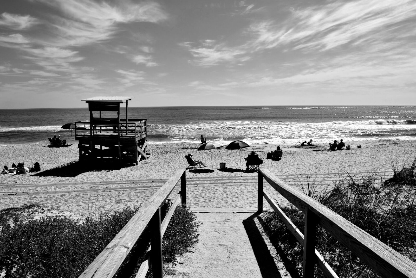 Nikon D3300 sample photo. Boardwalk, ocean, beach photography