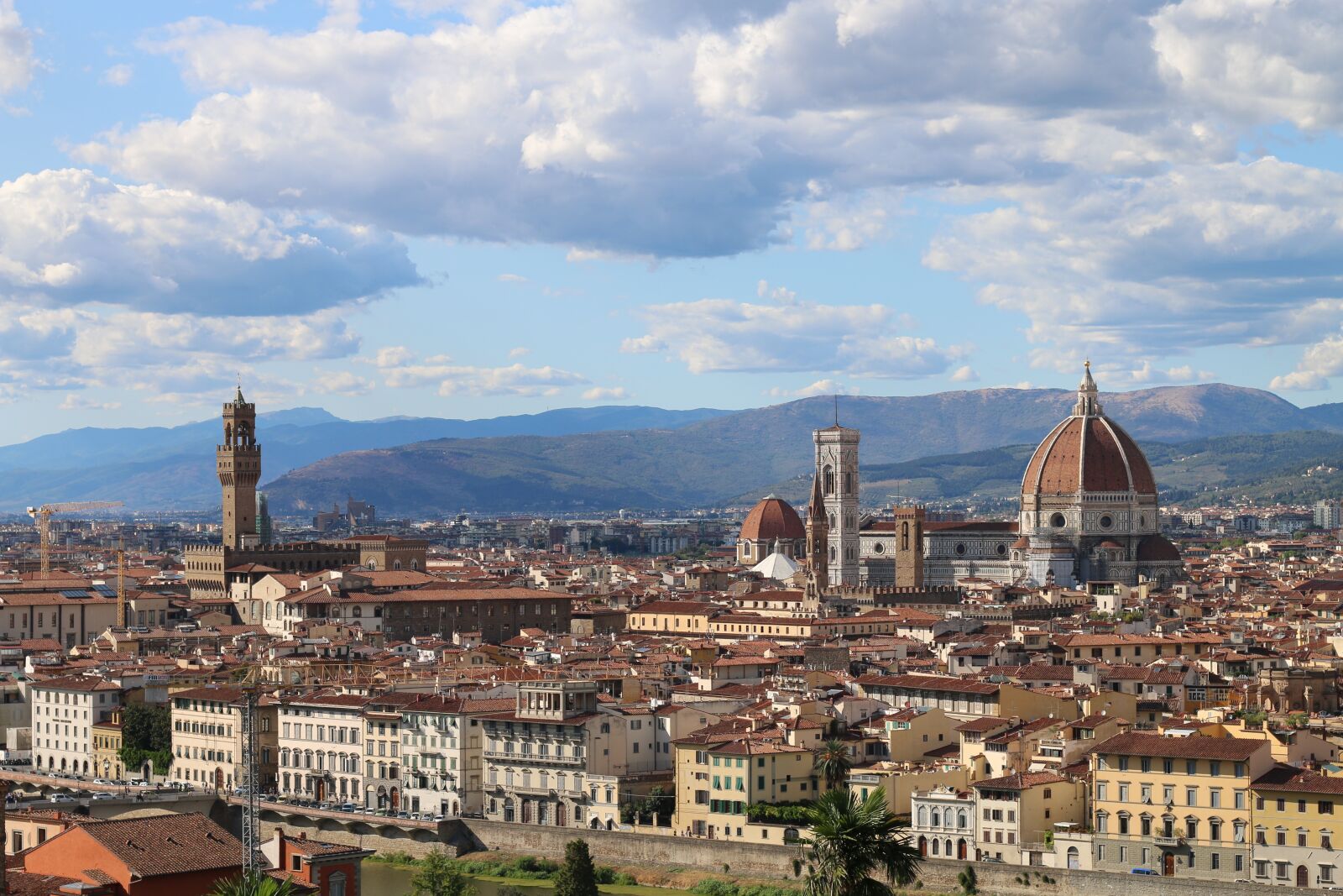 Canon EOS 70D + Canon EF 50mm F1.8 STM sample photo. Florence, skyline, sunny photography