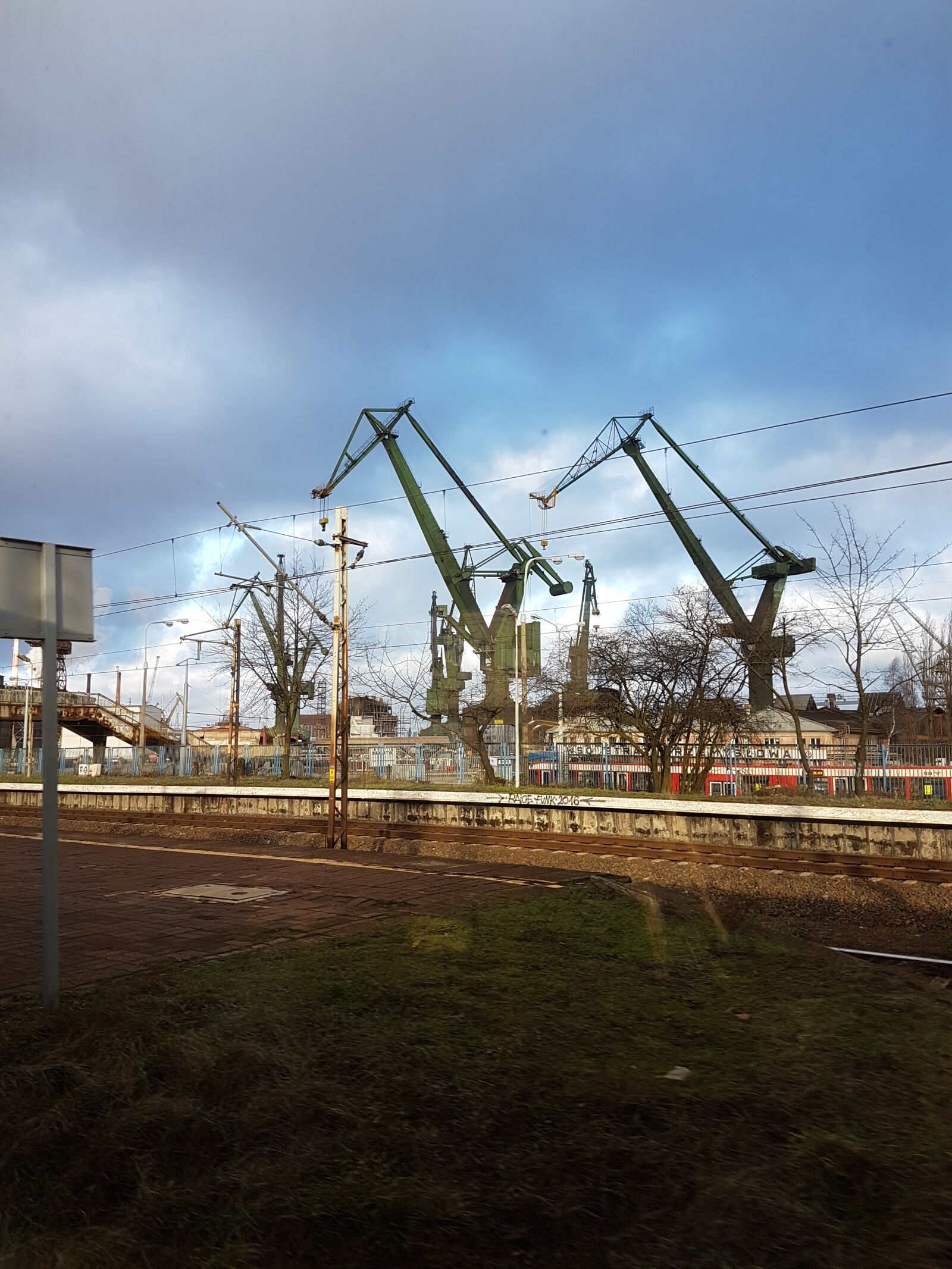 Samsung Galaxy S7 sample photo. Gdansk, city, crane photography