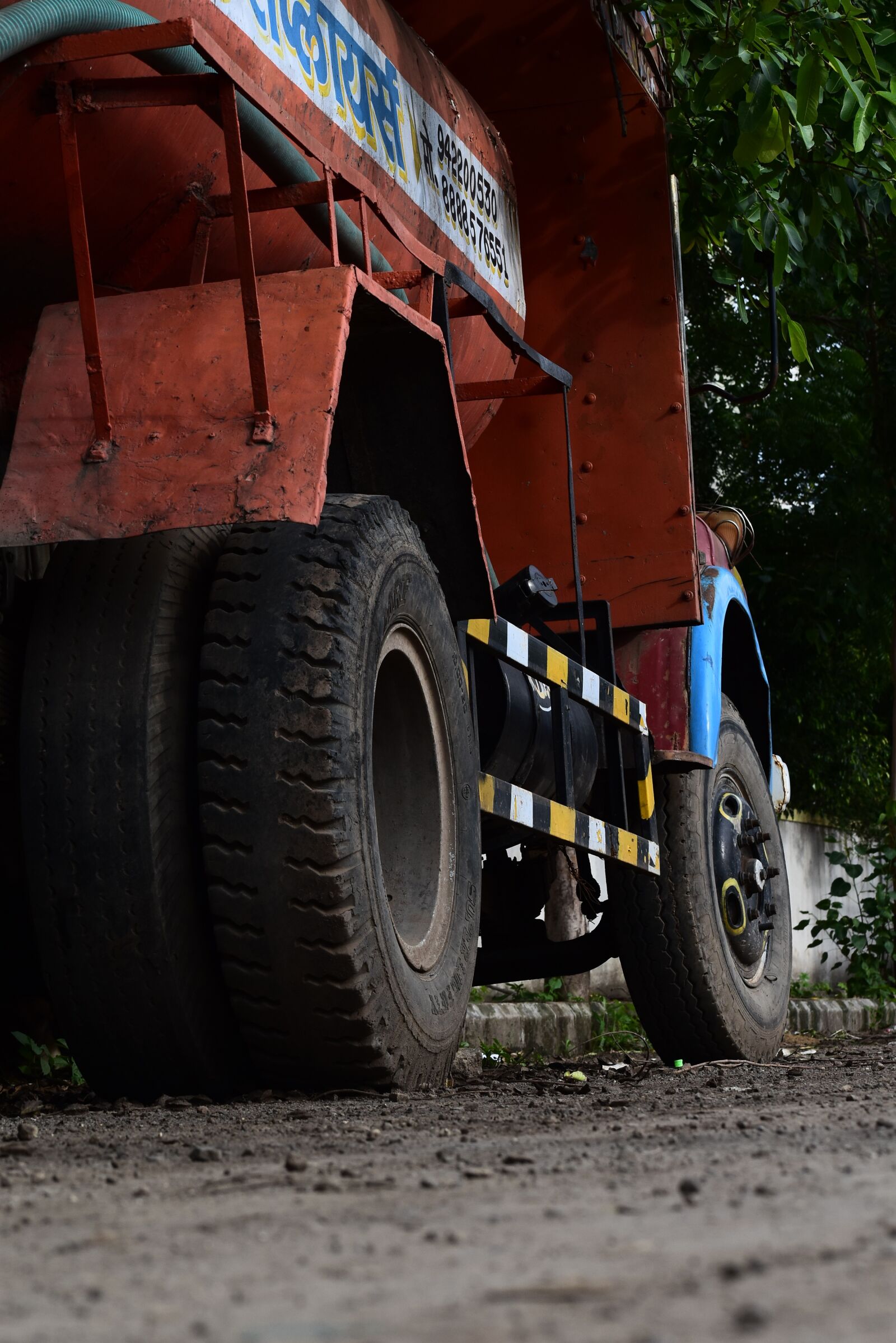 Nikon D5600 sample photo. Truck, landscape, low angle photography