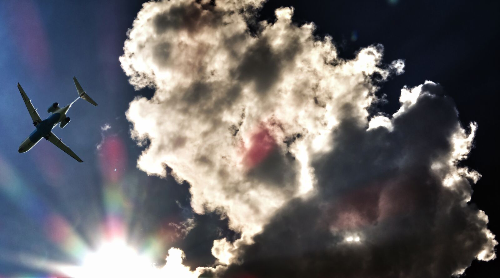 Sony Cyber-shot DSC-HX300 sample photo. Sky, aircraft, clouds photography