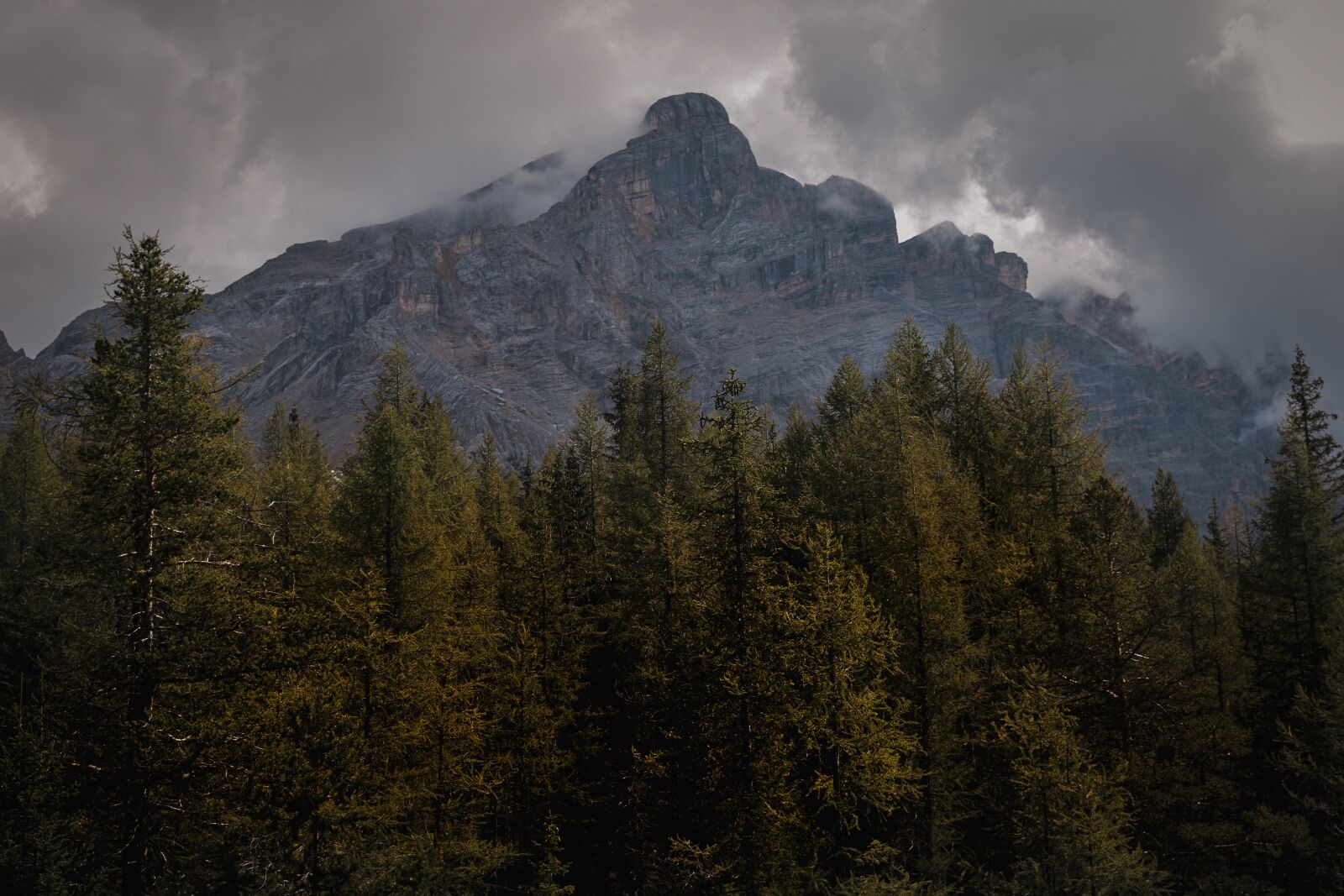 Nikon D5300 sample photo. Dolomites, mountains, trees photography