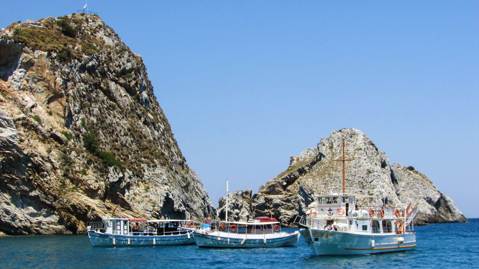 Canon PowerShot SX400 IS sample photo. Greece, skiathos, kastro photography