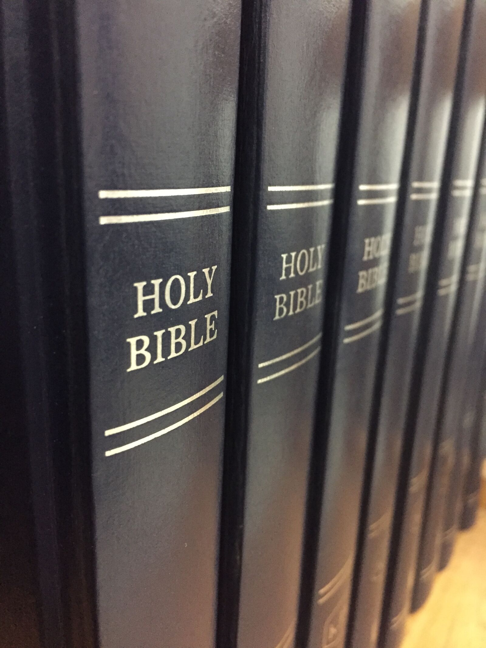 iPhone 6 back camera 4.15mm f/2.2 sample photo. Book, blue, bible photography