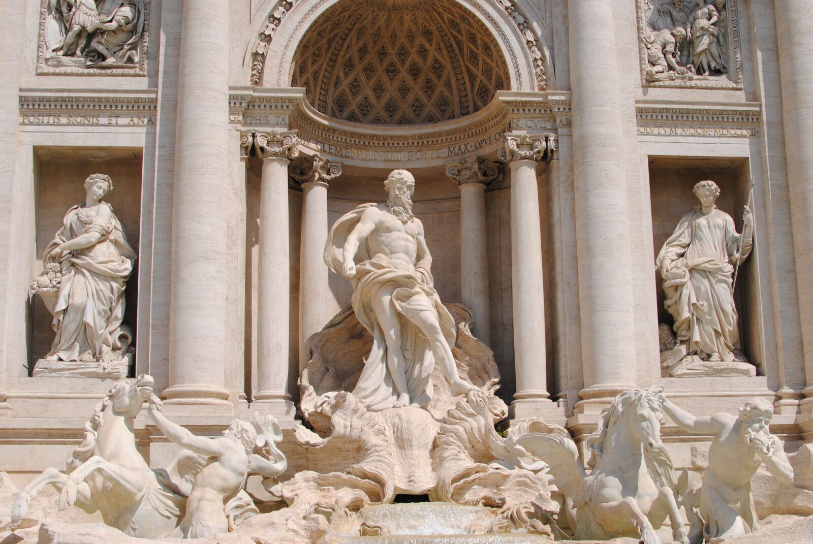 Nikon D3000 sample photo. Fountain, trevi, italy photography