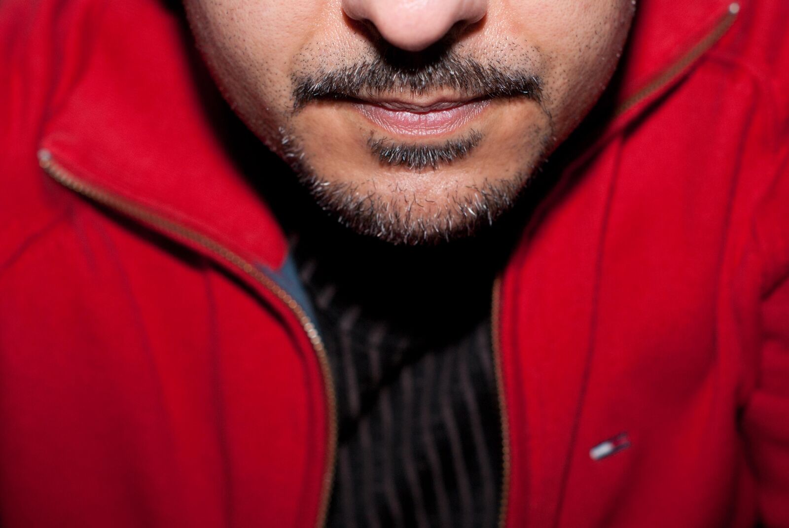 Sony Alpha DSLR-A230 sample photo. Face, chin, goatee photography