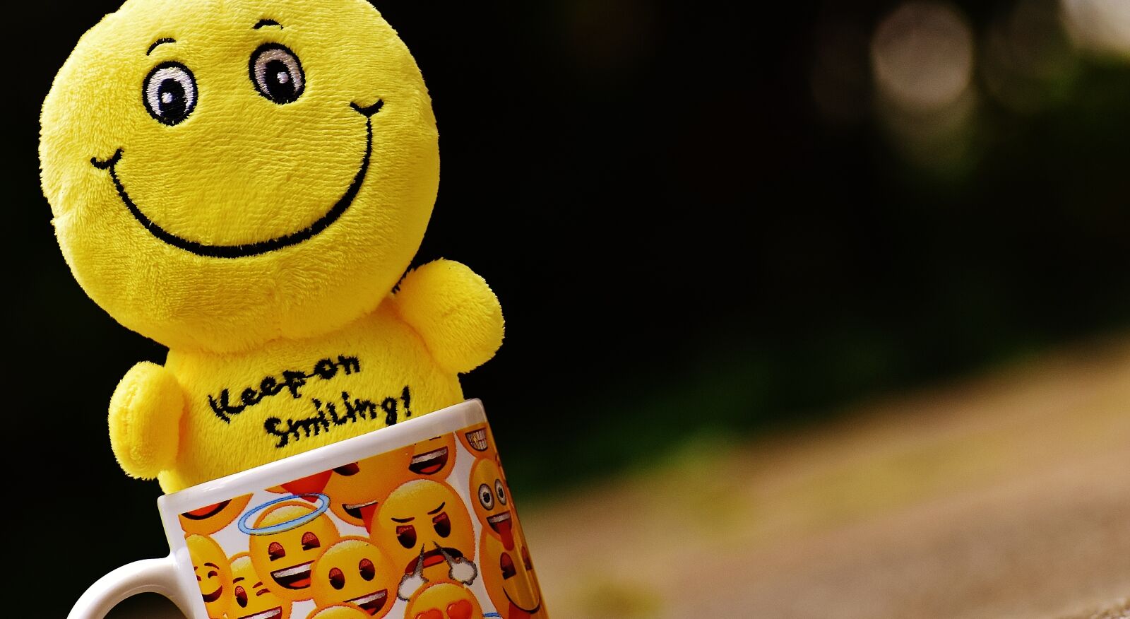 Nikon D7200 sample photo. Smilies, cup, yellow photography