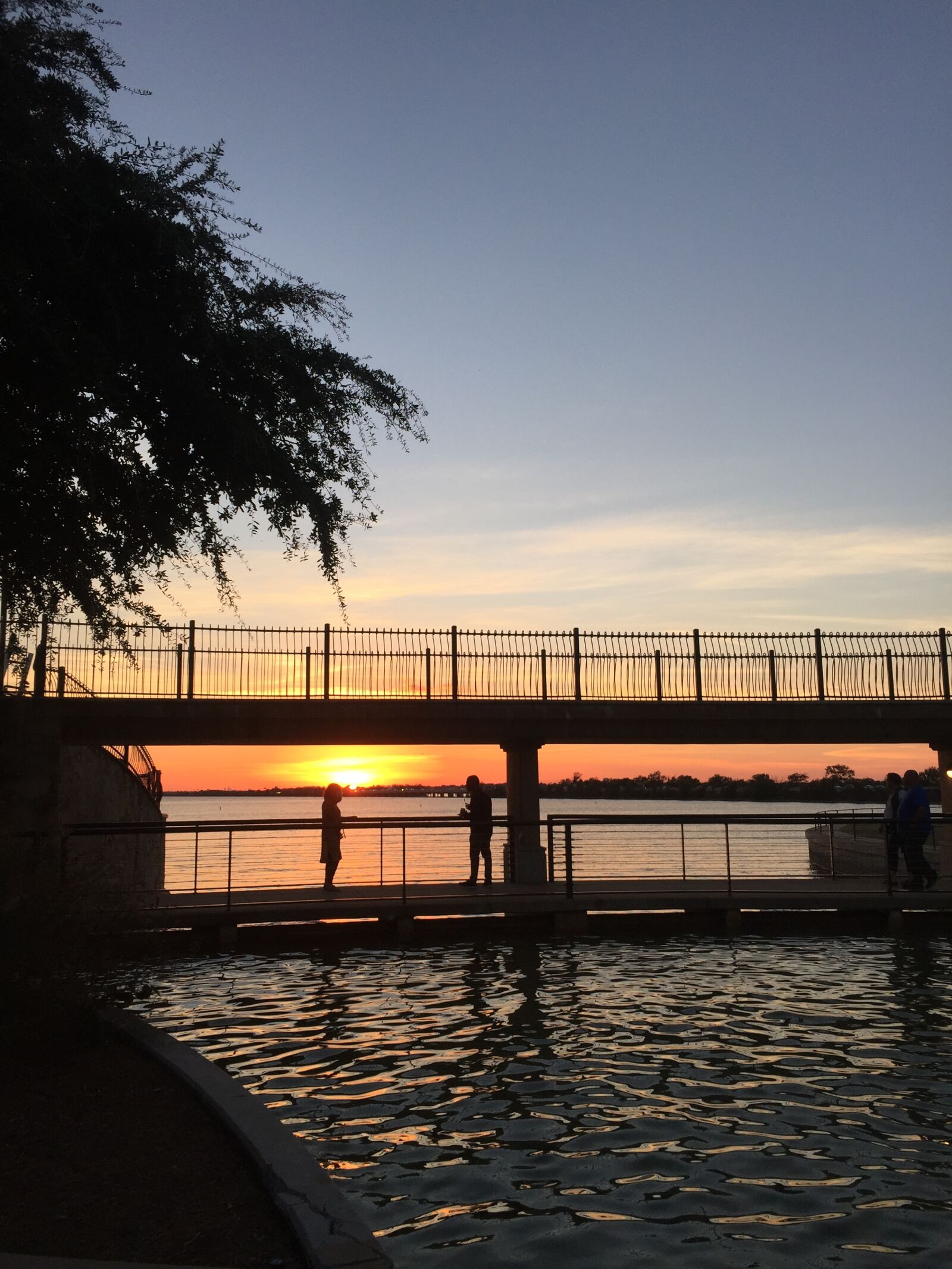 Apple iPhone 6 sample photo. Rockwall, harbor, sunset photography