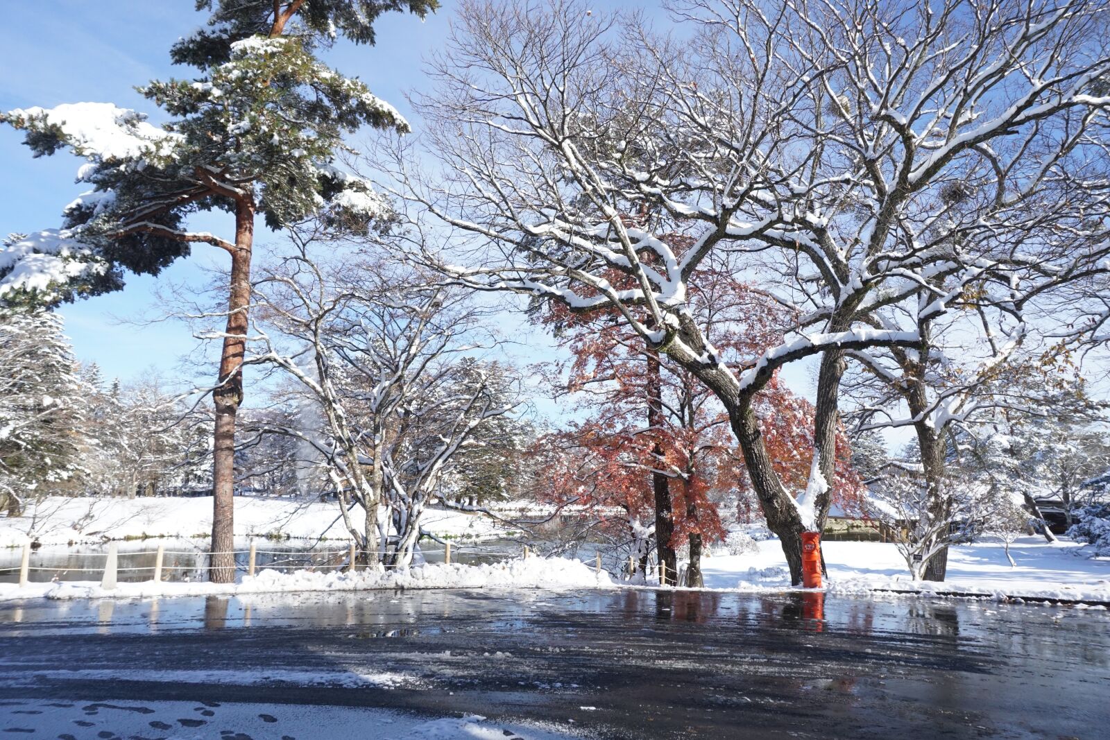 Sony a6000 sample photo. Japan, north, snow photography
