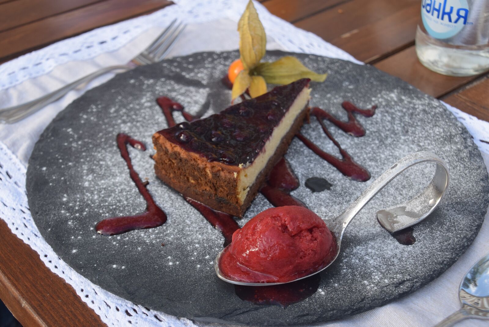 Nikon D5300 sample photo. Dessert, ice cream, cheesecake photography