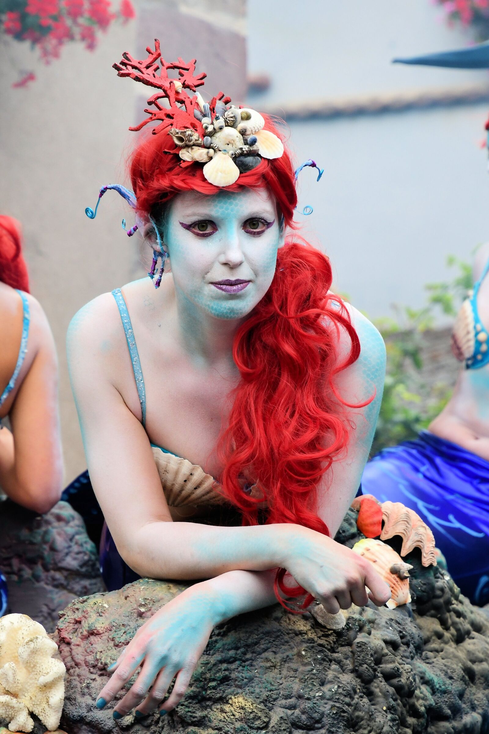 Nikon D500 sample photo. Festival, mermaid, disguise photography