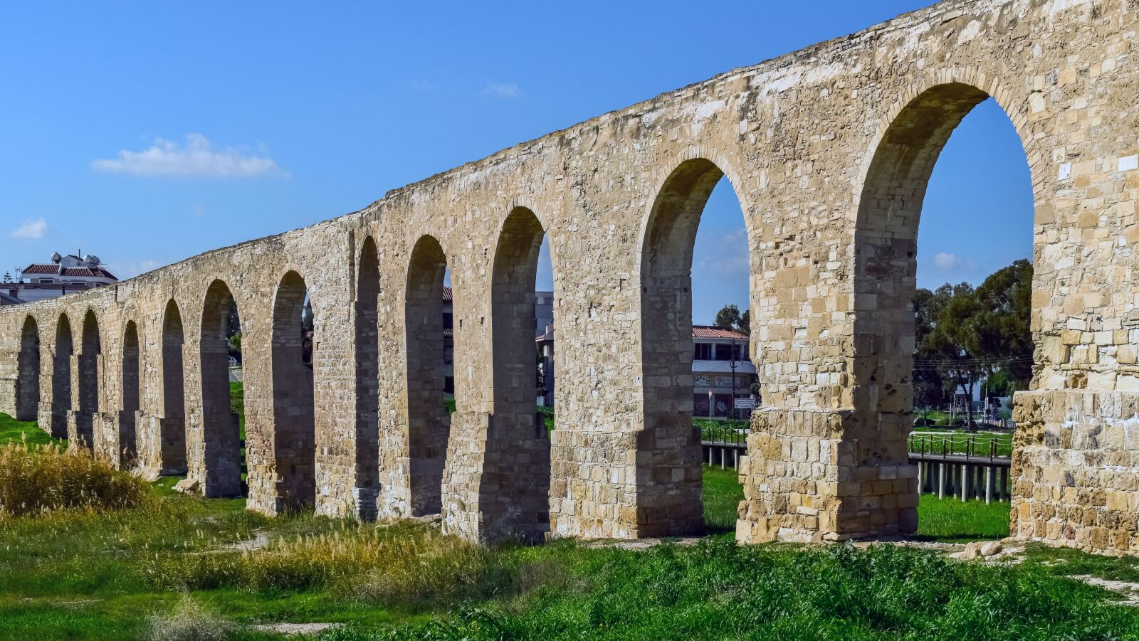 Nikon D3300 sample photo. Kamares aqueduct, aqueduct, architecture photography