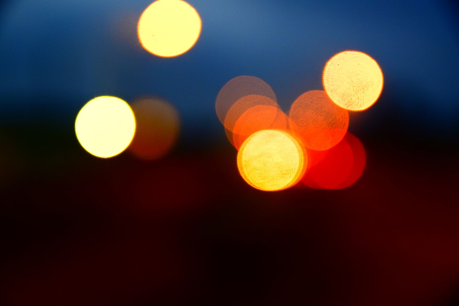Nikon D3300 sample photo. Bokeh, blue hour, motorway photography