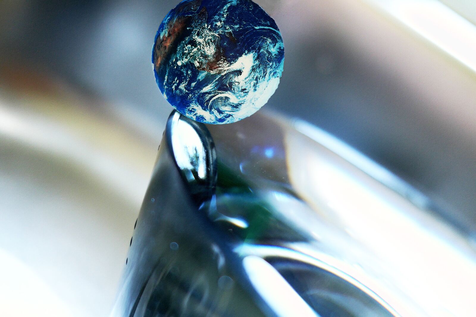 Panasonic Lumix DMC-LX10 (Lumix DMC-LX15) sample photo. Earth, water, globe photography
