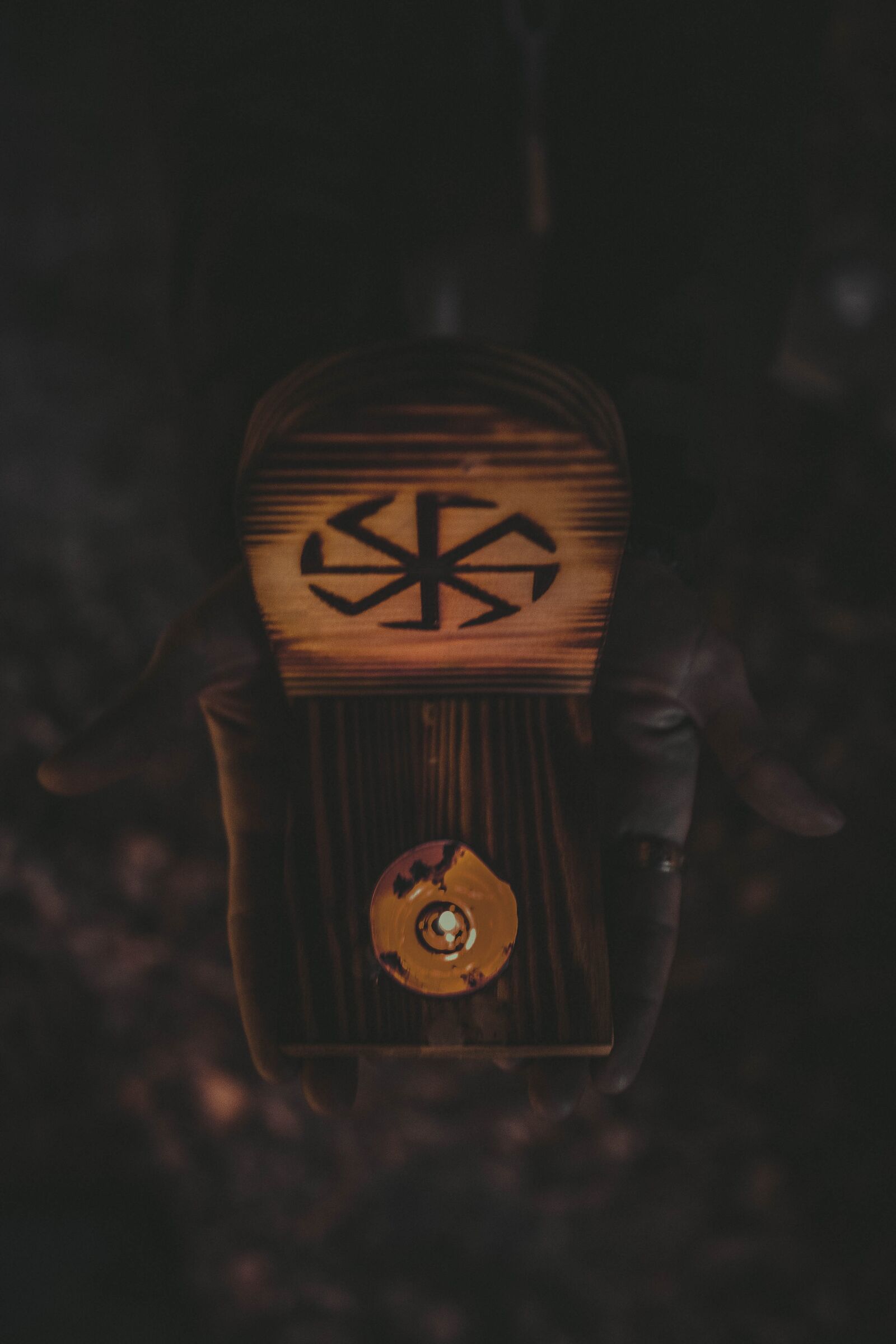 Sony a6400 + Sigma 16mm F1.4 DC DN | C sample photo. Bushcraft, forest, blade photography
