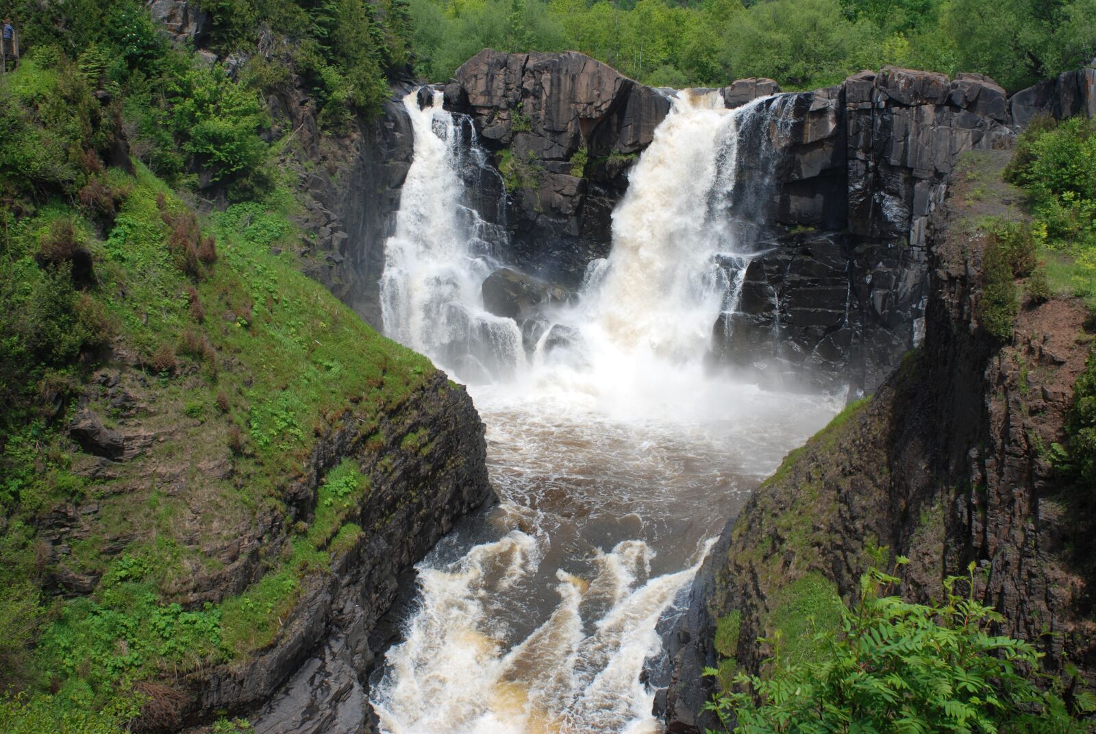 Nikon D80 sample photo. Waterfalls, splash, pair photography