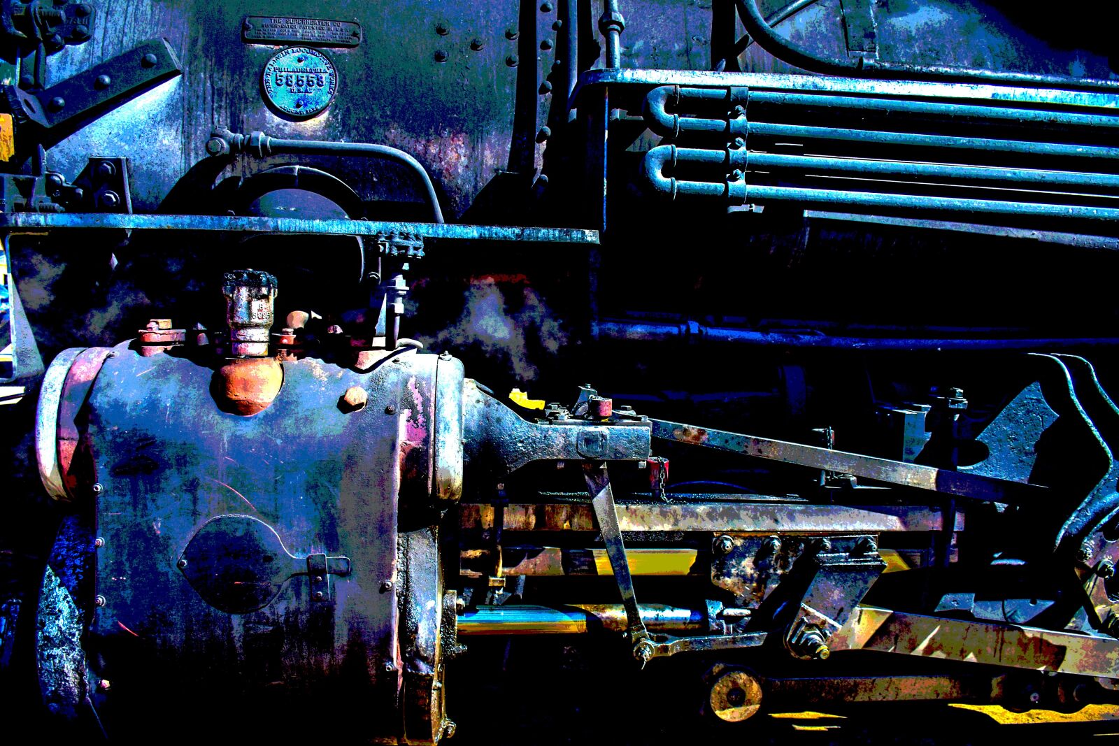 Nikon D5500 sample photo. Train, locomotive, railroad photography