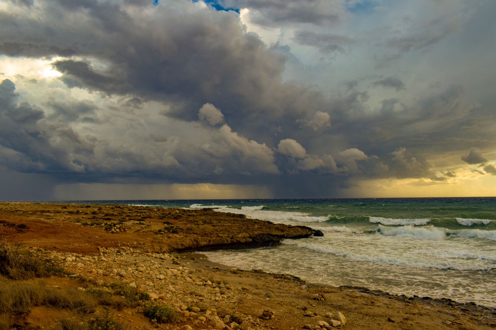 Nikon D3300 sample photo. Storm, rocky coast, waves photography