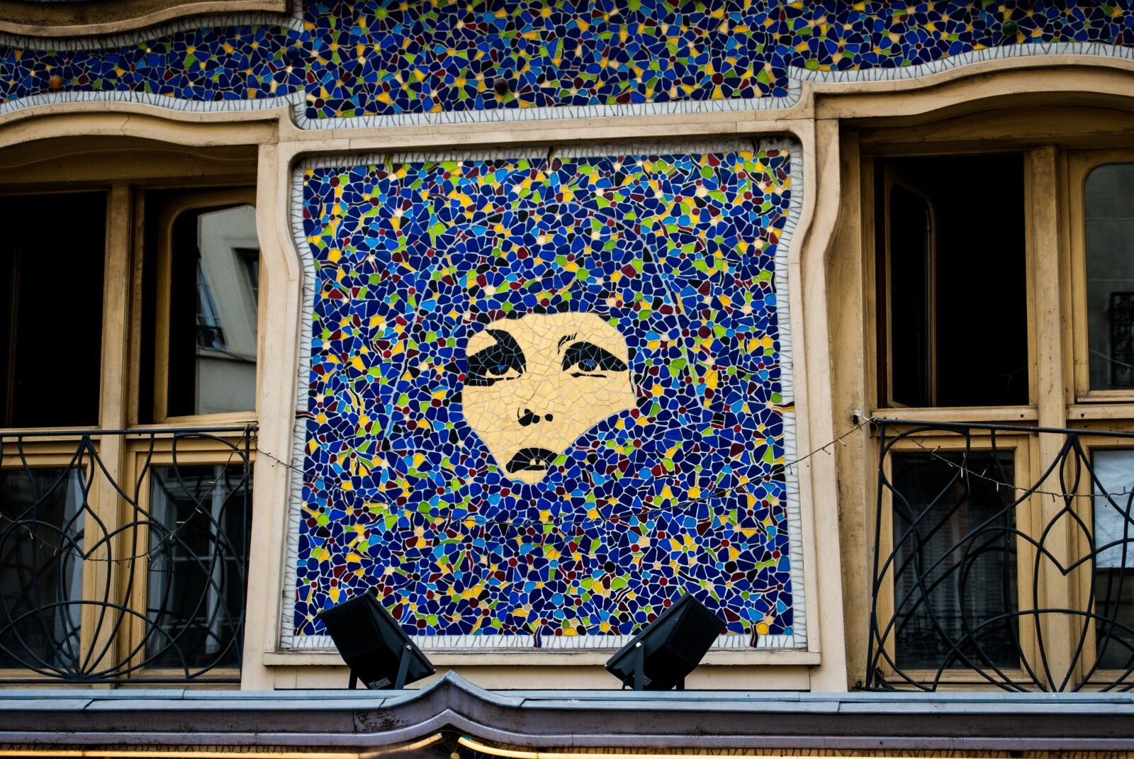 Nikon D3000 sample photo. Paris, mosaics, windows photography