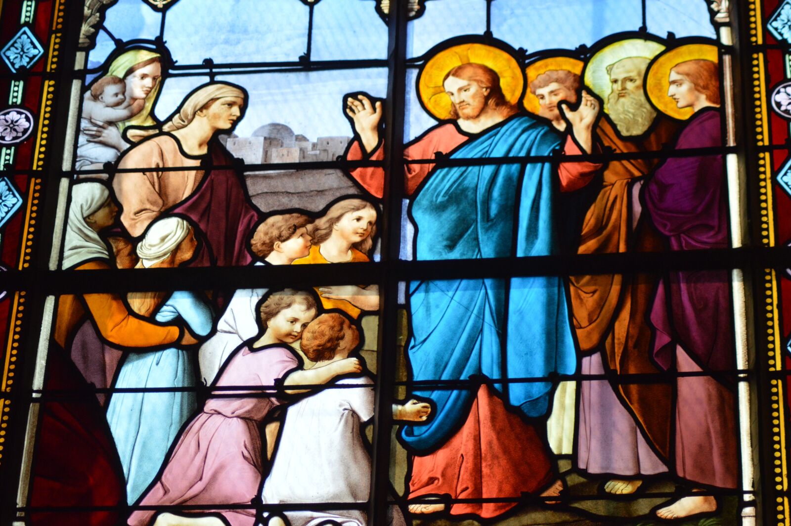 Nikon D3200 sample photo. Stained glass, colorful, window photography