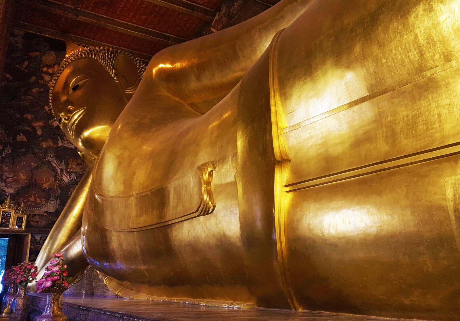 Samsung Galaxy S6 sample photo. Reclining buddha, lying buddha photography