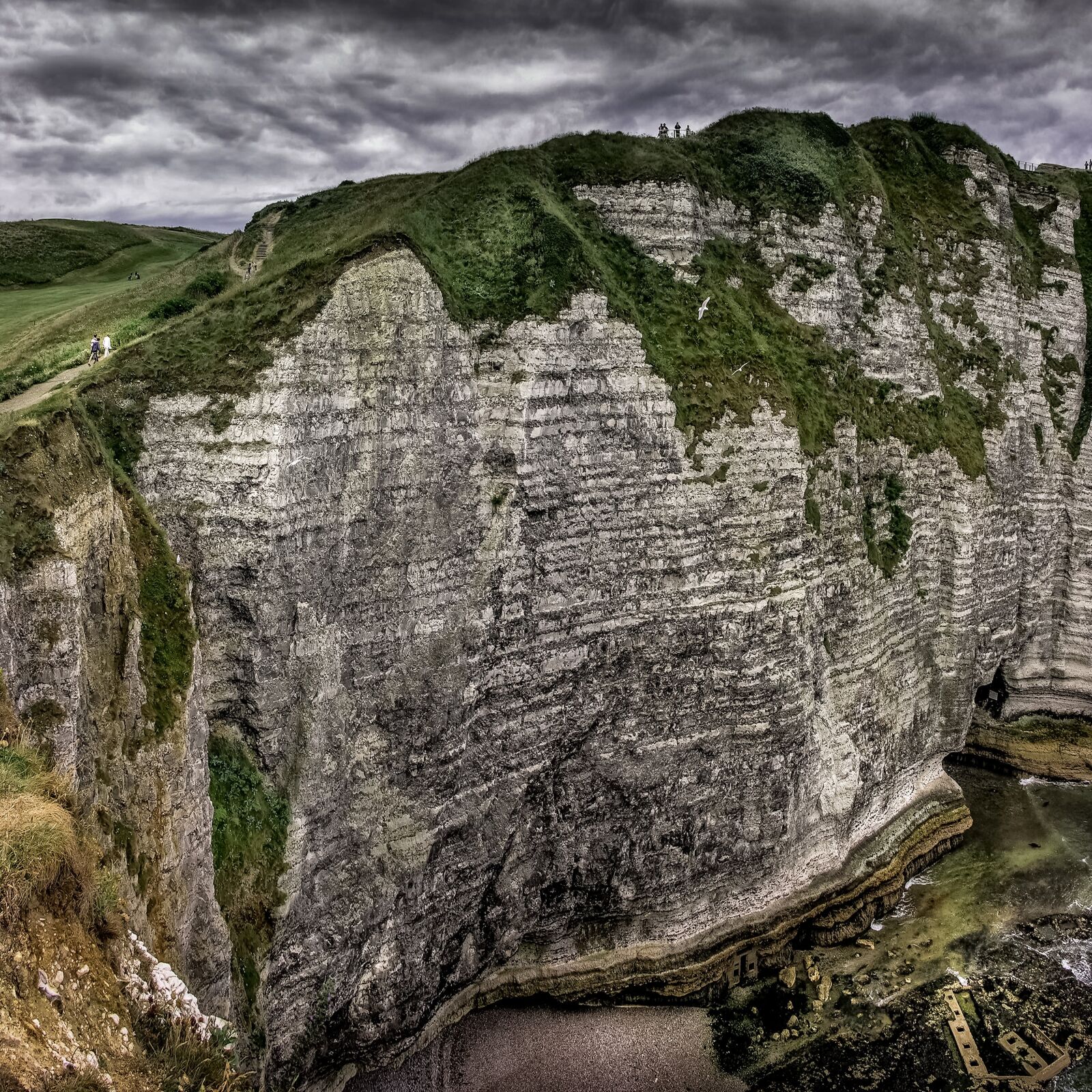 Nikon E8800 sample photo. Etretat, normandy, white cliffs photography