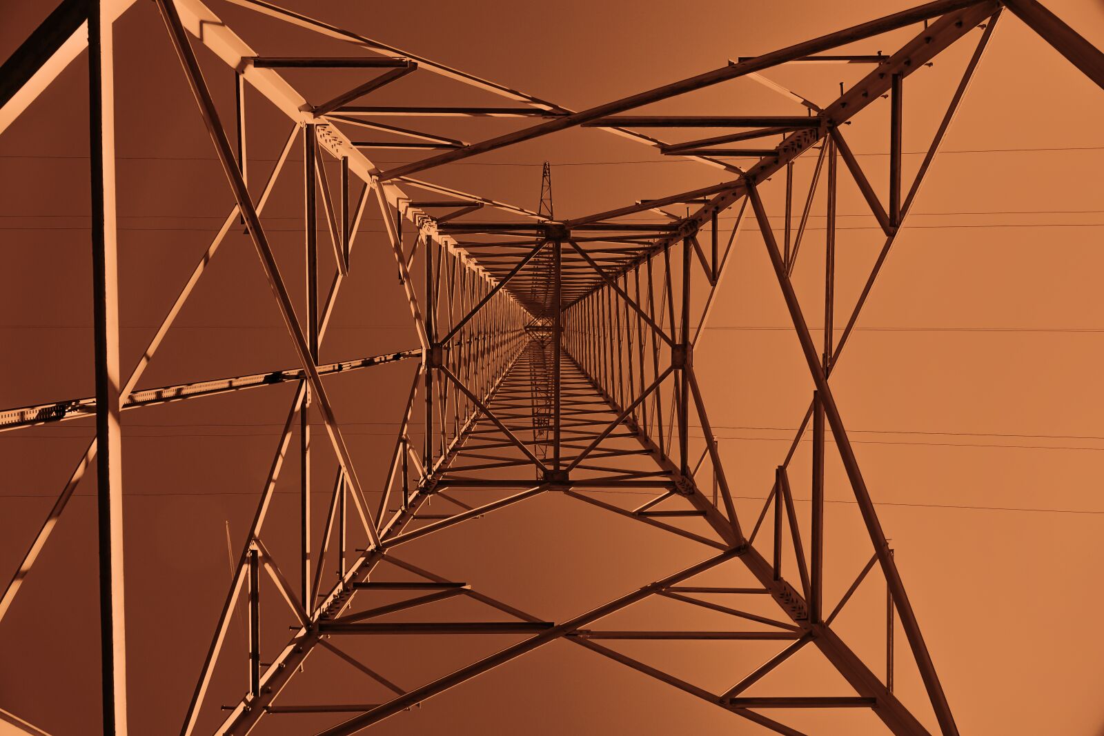 Sony a6000 sample photo. Strommast, perspective, high voltage photography