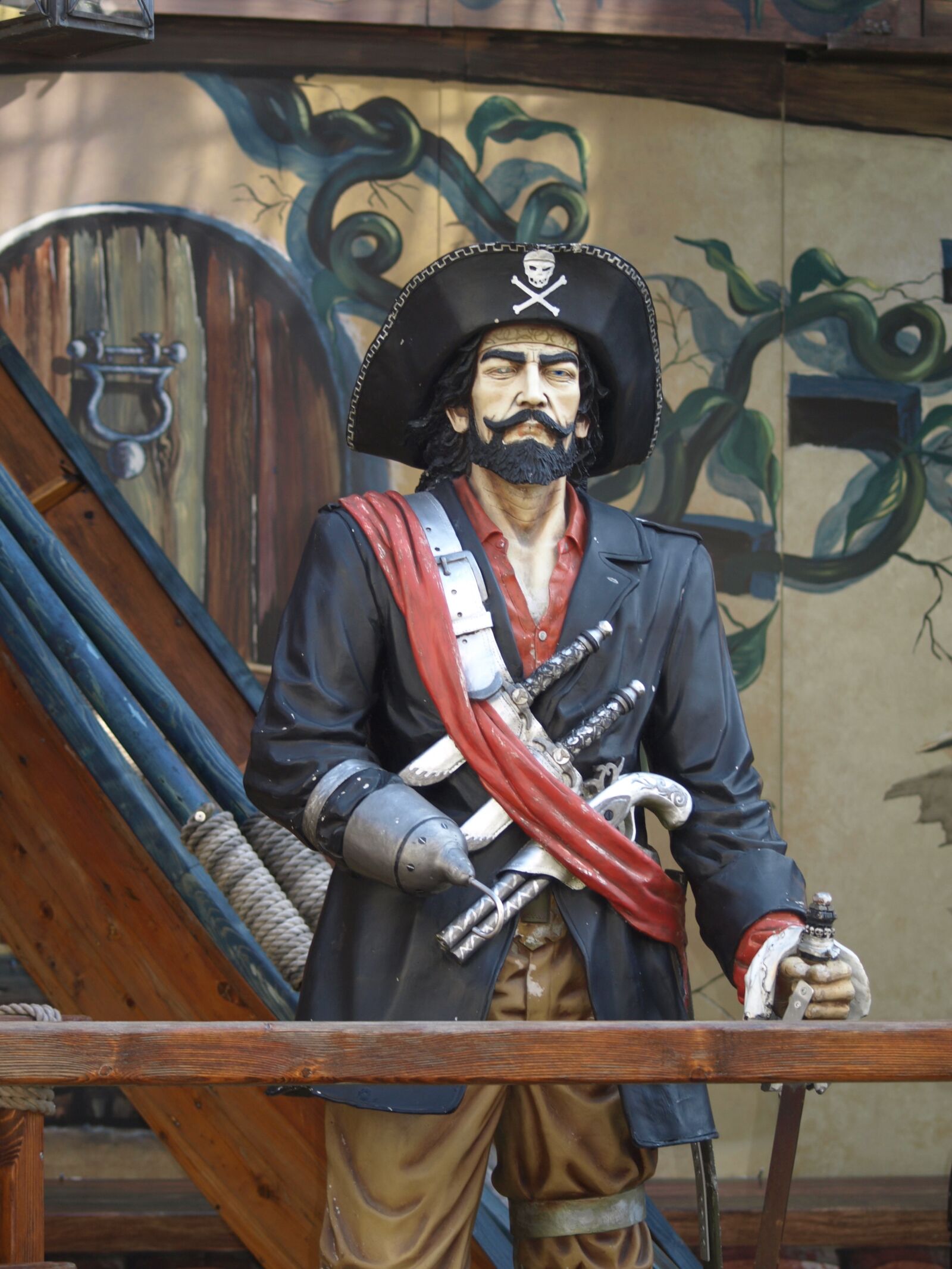 Olympus E-510 (EVOLT E-510) sample photo. Pirate, fair, ghost train photography
