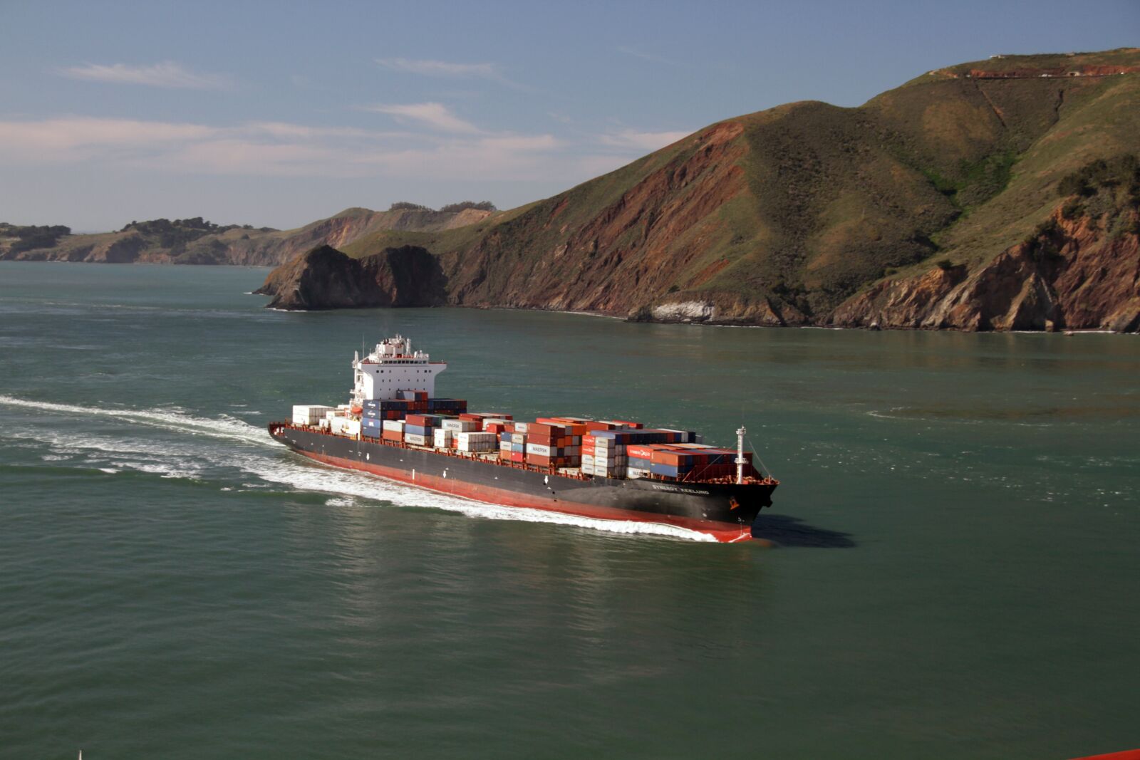 Canon EOS 7D sample photo. Cargo, ship, container photography