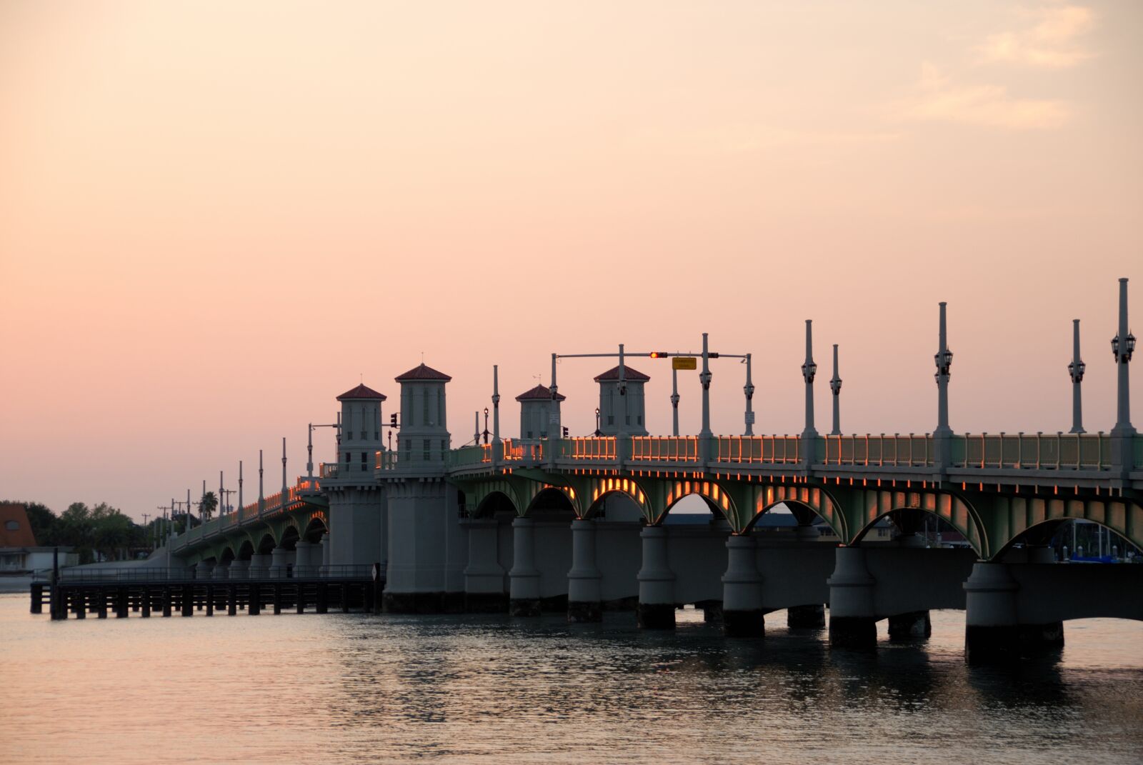 Nikon D200 sample photo. Bridge of lions, st photography
