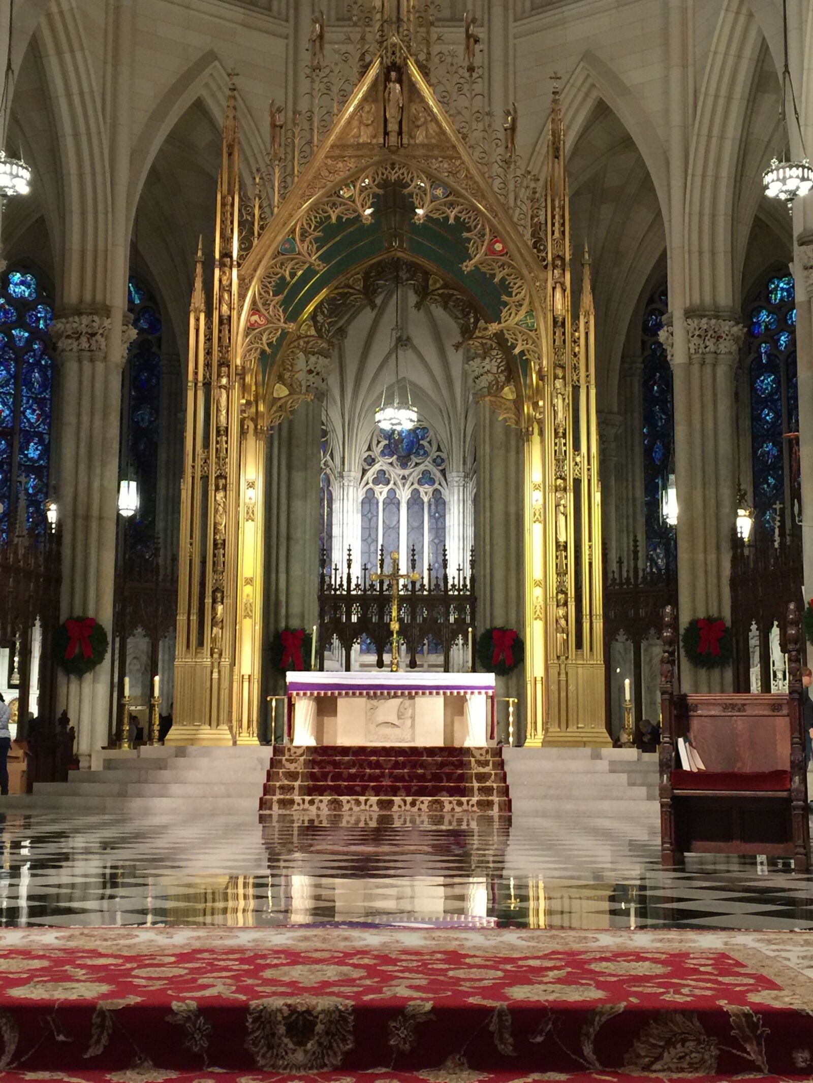 iPhone 6 Plus back camera 4.15mm f/2.2 sample photo. Altar, arches, architecture, cathedral photography