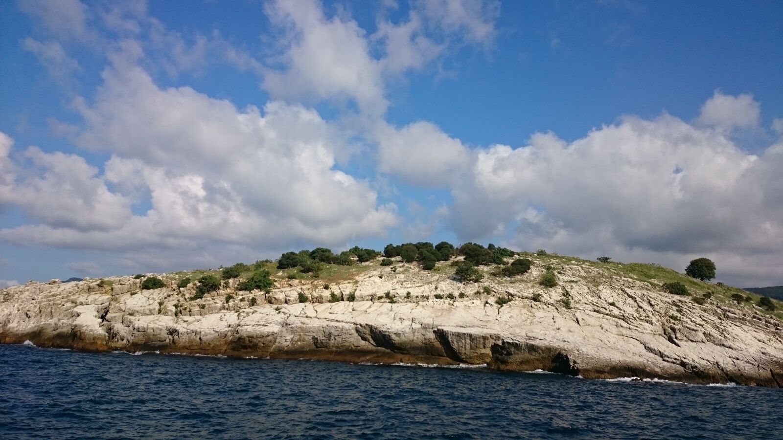 Sony Xperia Z1 sample photo. Islet, seaside, clouds photography