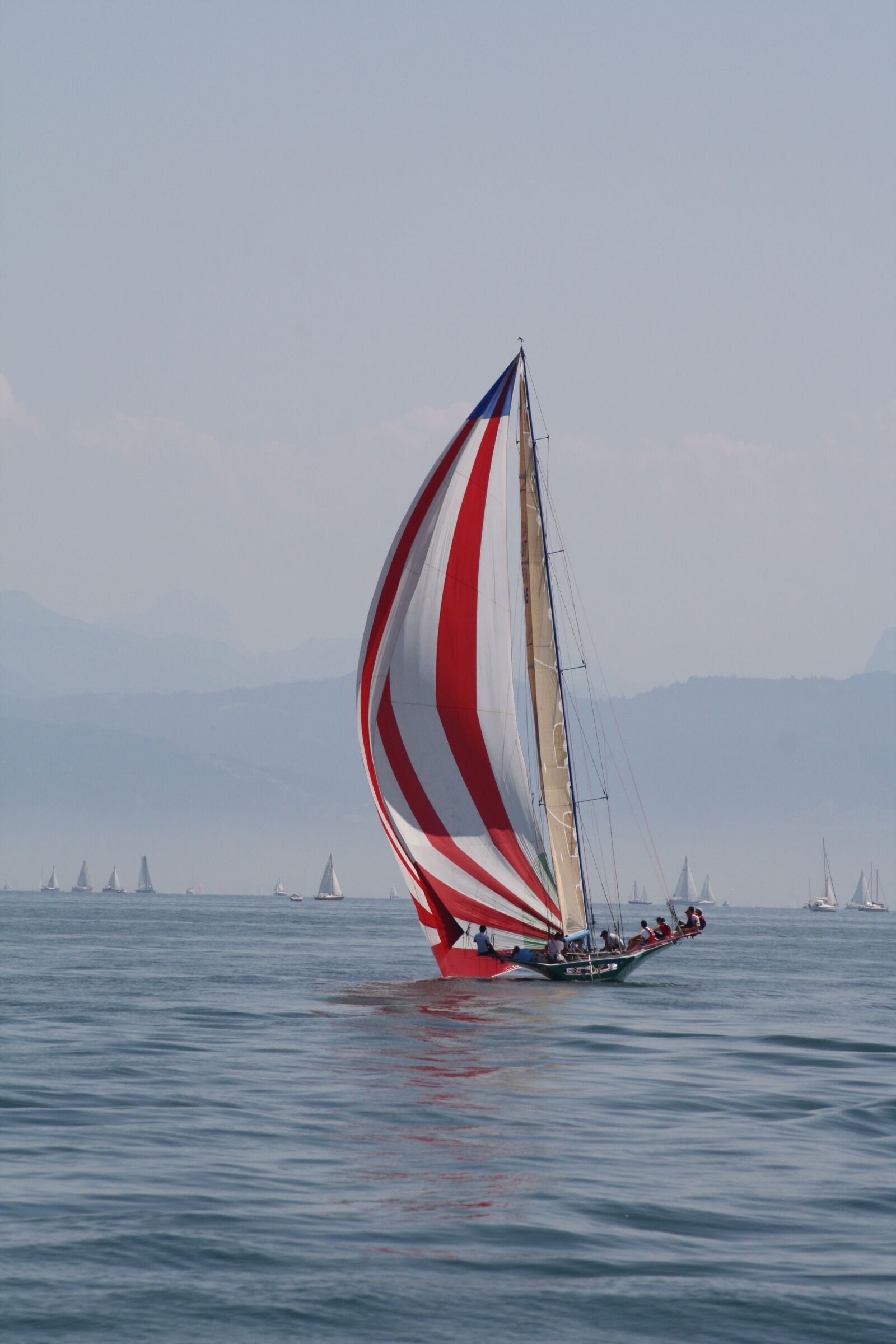 Canon EOS 1000D (EOS Digital Rebel XS / EOS Kiss F) sample photo. Sailing boat, lake constance photography