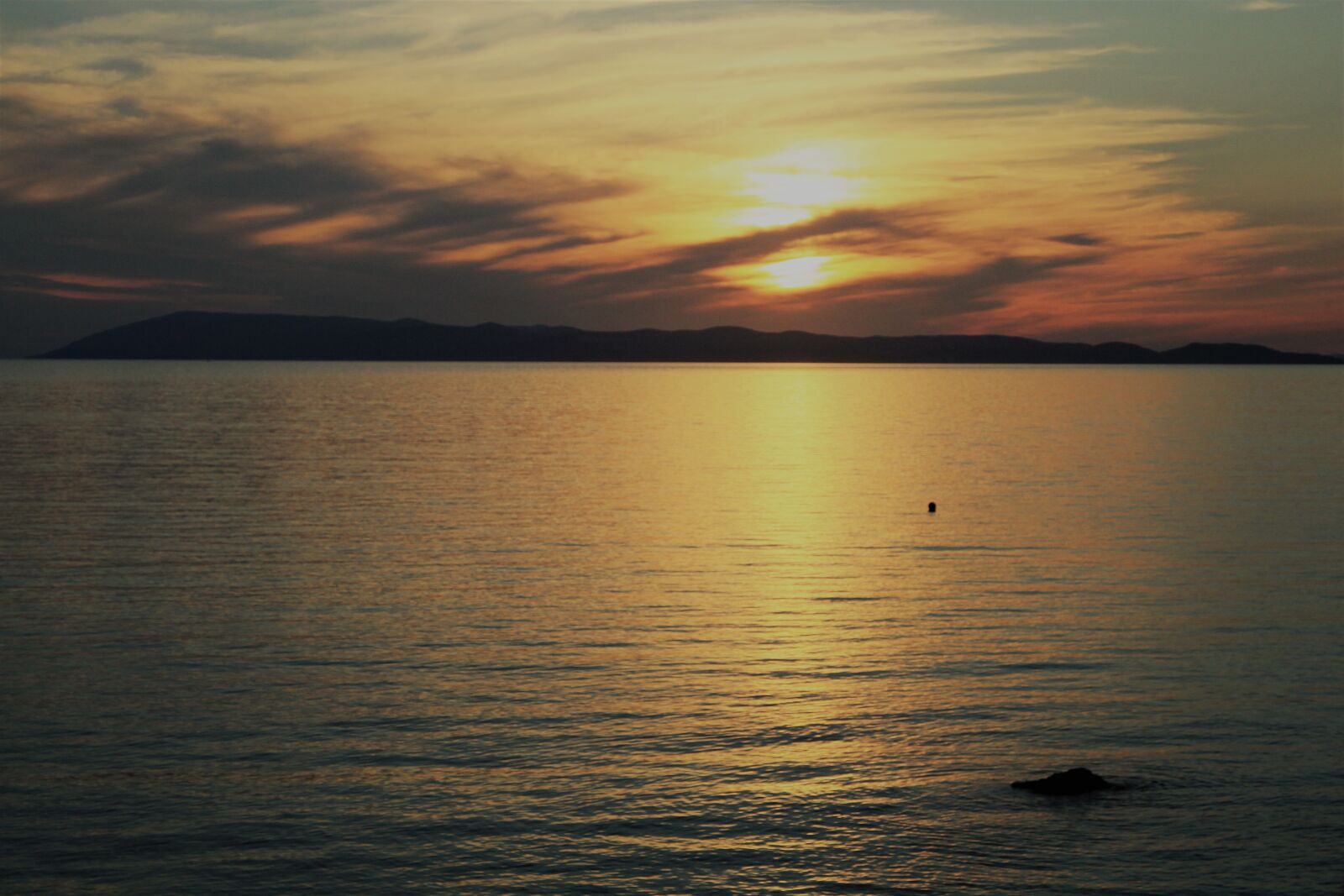 Canon EOS 7D sample photo. Sunset, water, calm photography