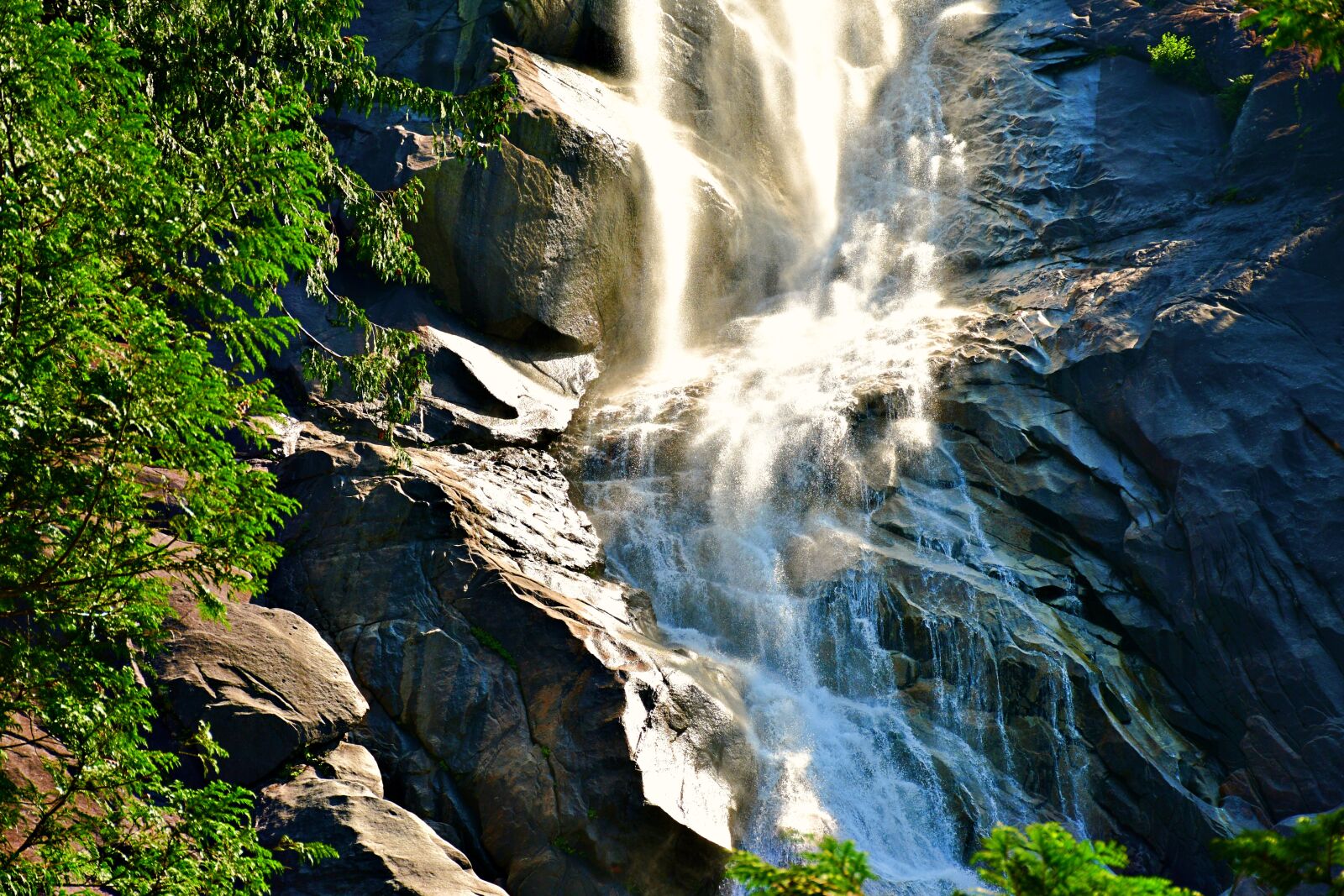 Nikon D7500 sample photo. Waterfalls, cascading water, water photography