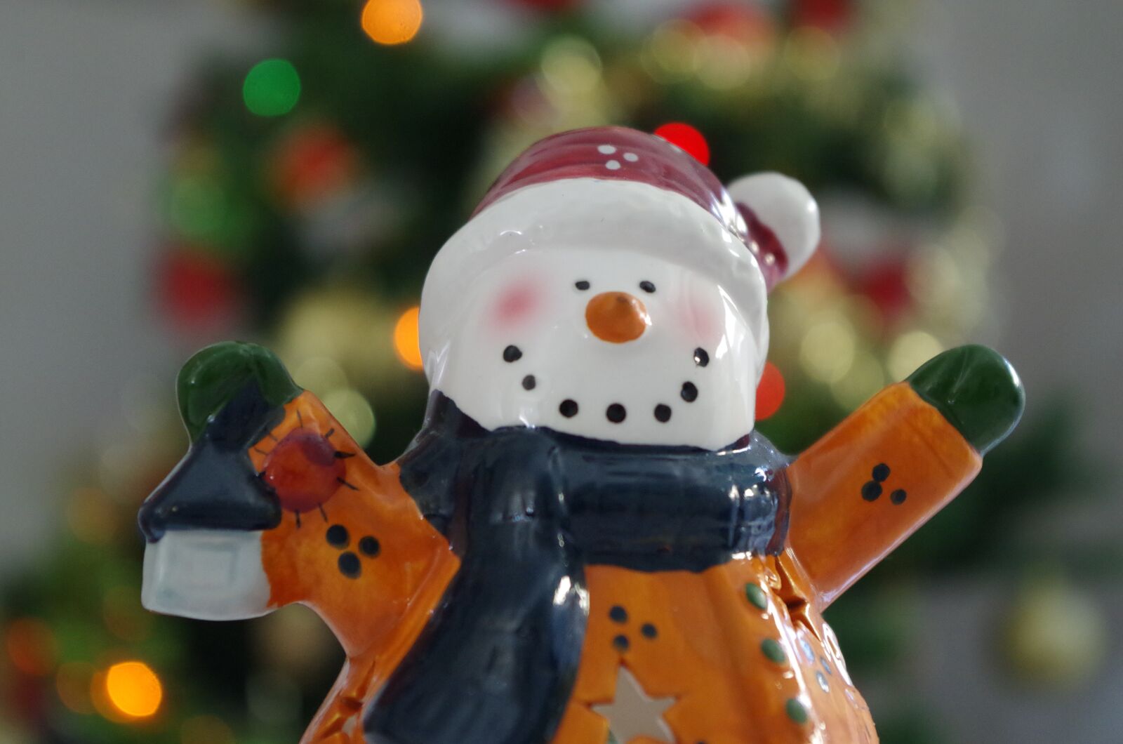 Pentax K-50 sample photo. Christmas, snowman, festivals photography