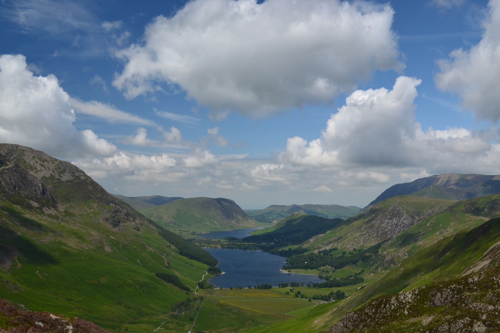 Nikon D3100 sample photo. Mountains, valley, lake photography