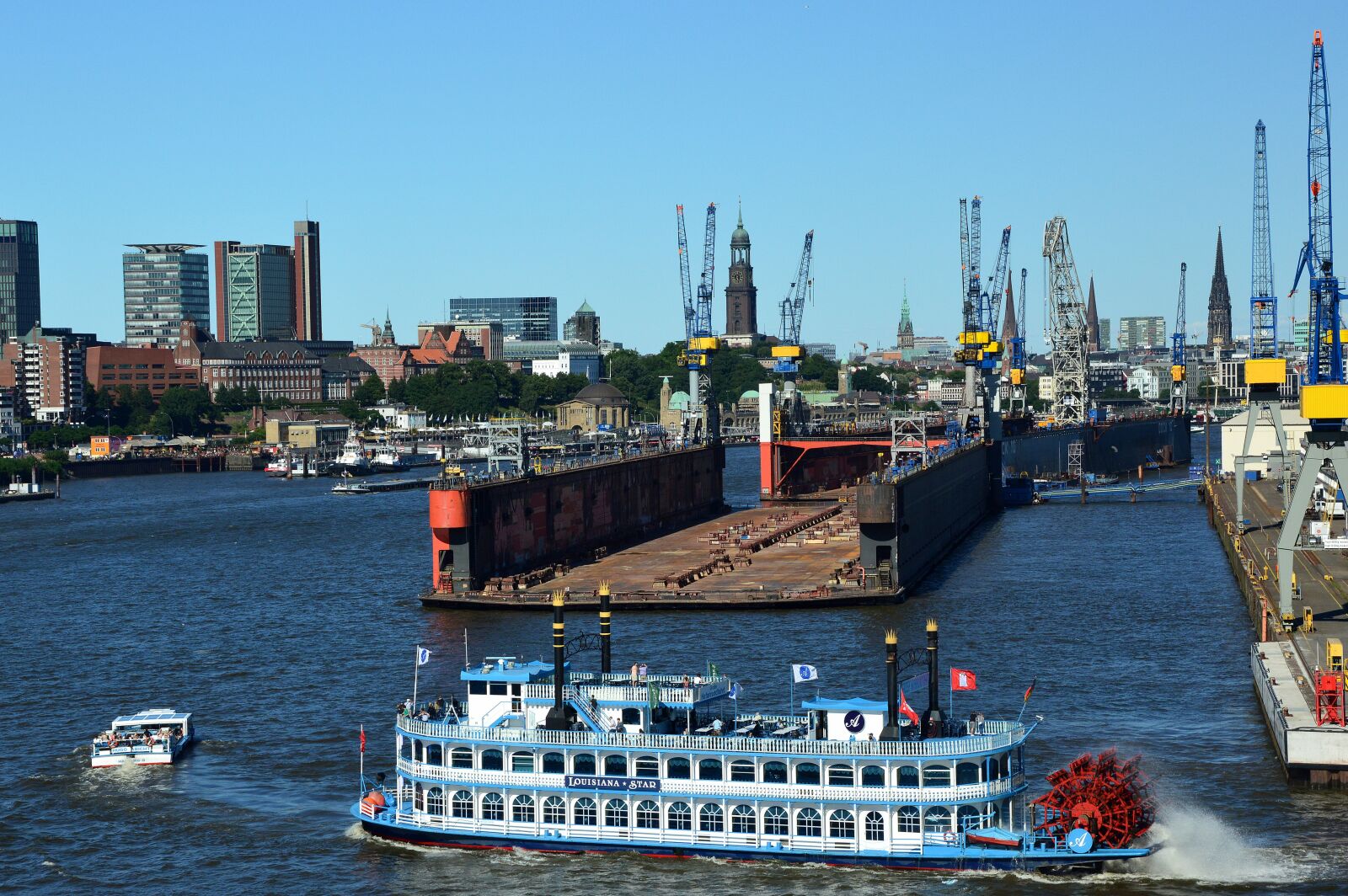 Nikon D3200 sample photo. Port, ship, cranes photography