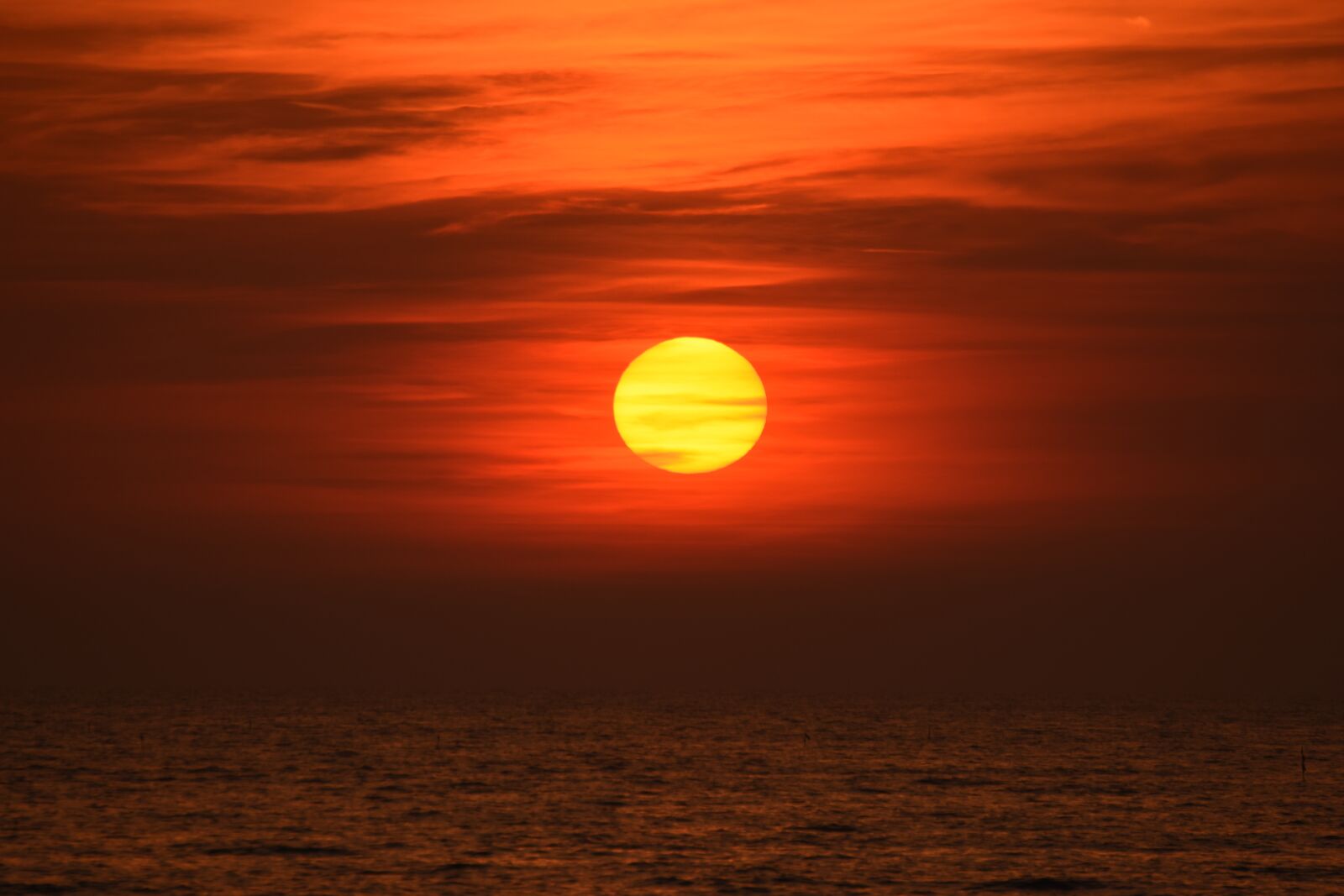 Nikon D7200 sample photo. Sunset, red, sky photography