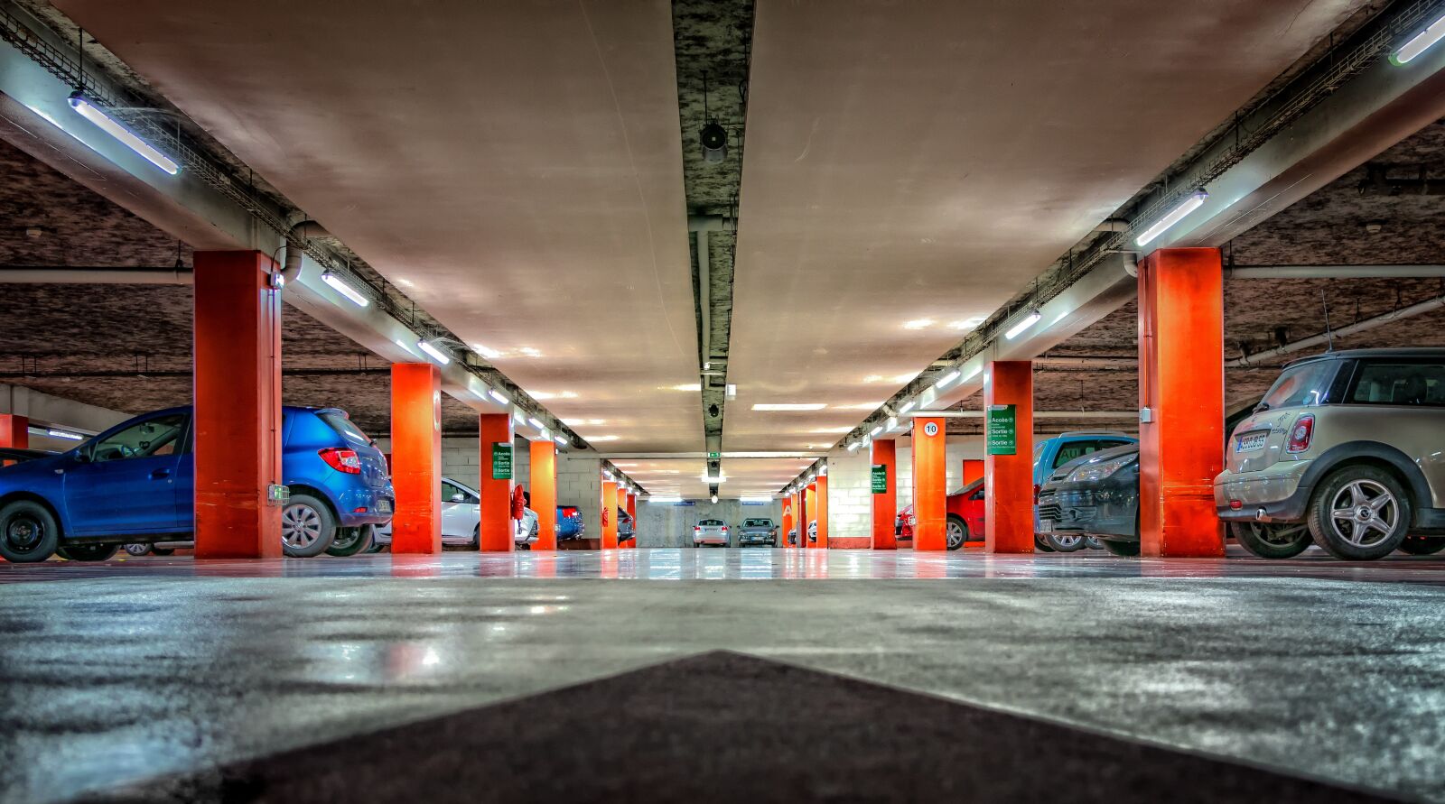 Nikon D3300 sample photo. Multi storey car park photography