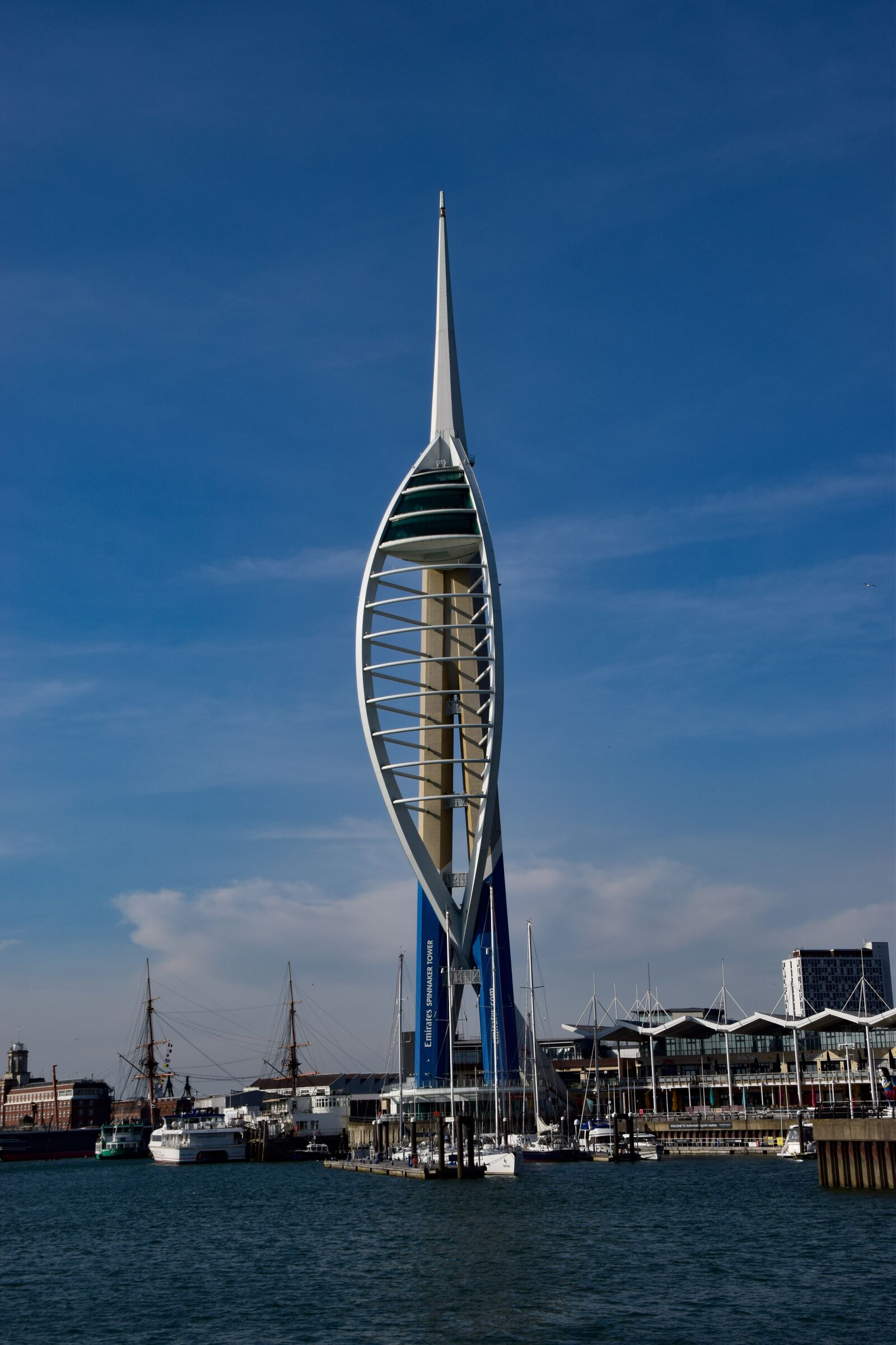 Nikon D5300 + Tamron 18-270mm F3.5-6.3 Di II VC PZD sample photo. Tower, spinnaker tower, portsmouth photography